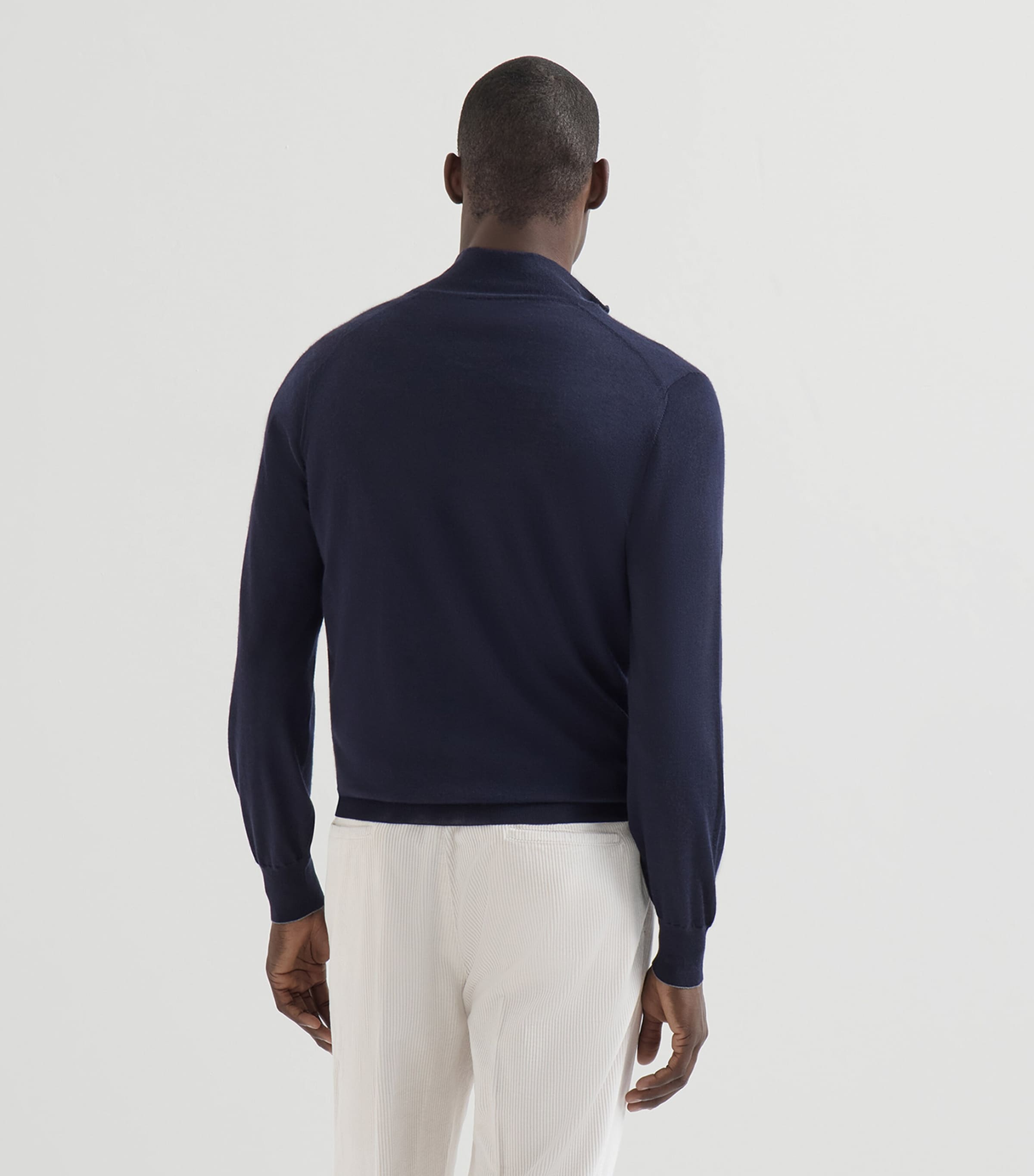 Brunello Cucinelli Mens Cashmere-Silk Zip-Up Cardigan Image 5