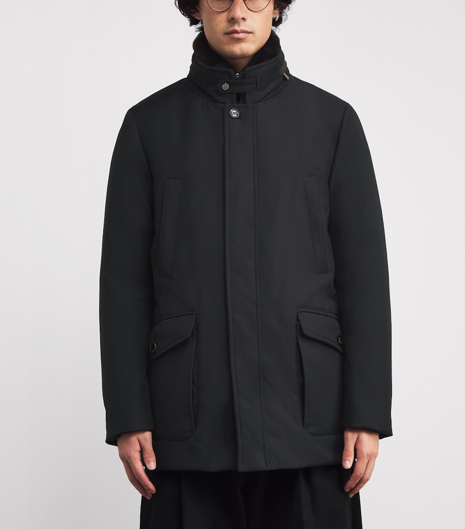 Down Drive Hybrid Coat NERO U0001 Image 3