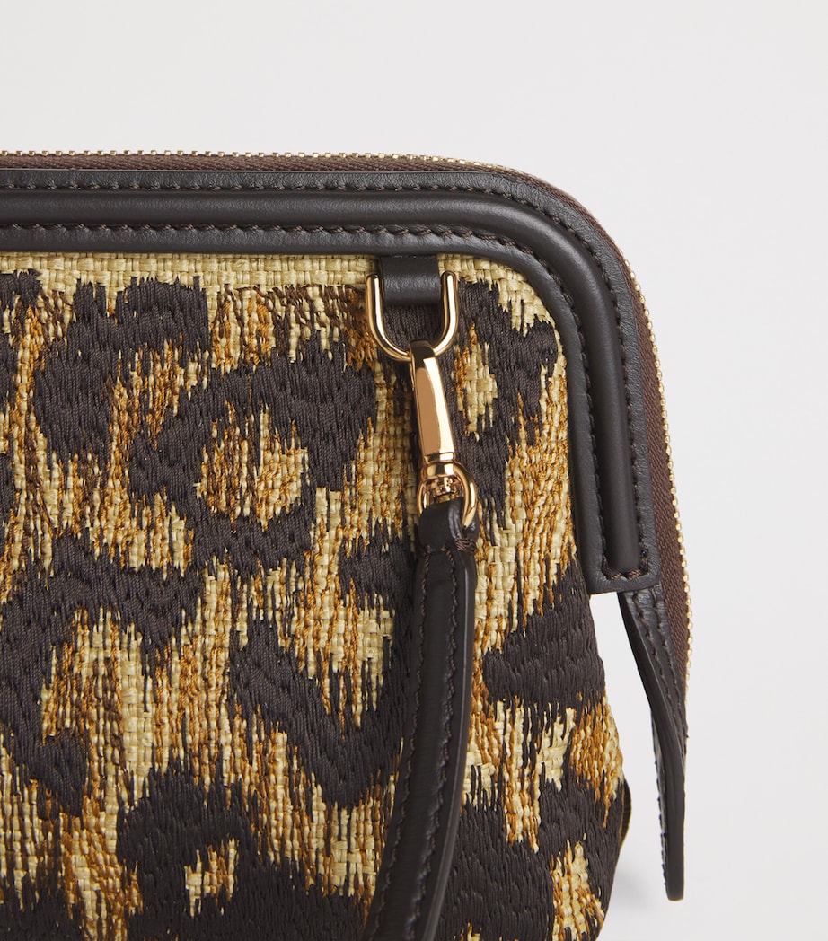 Etro Raffia Embroidered Doc Cross-Body Bag Image 5