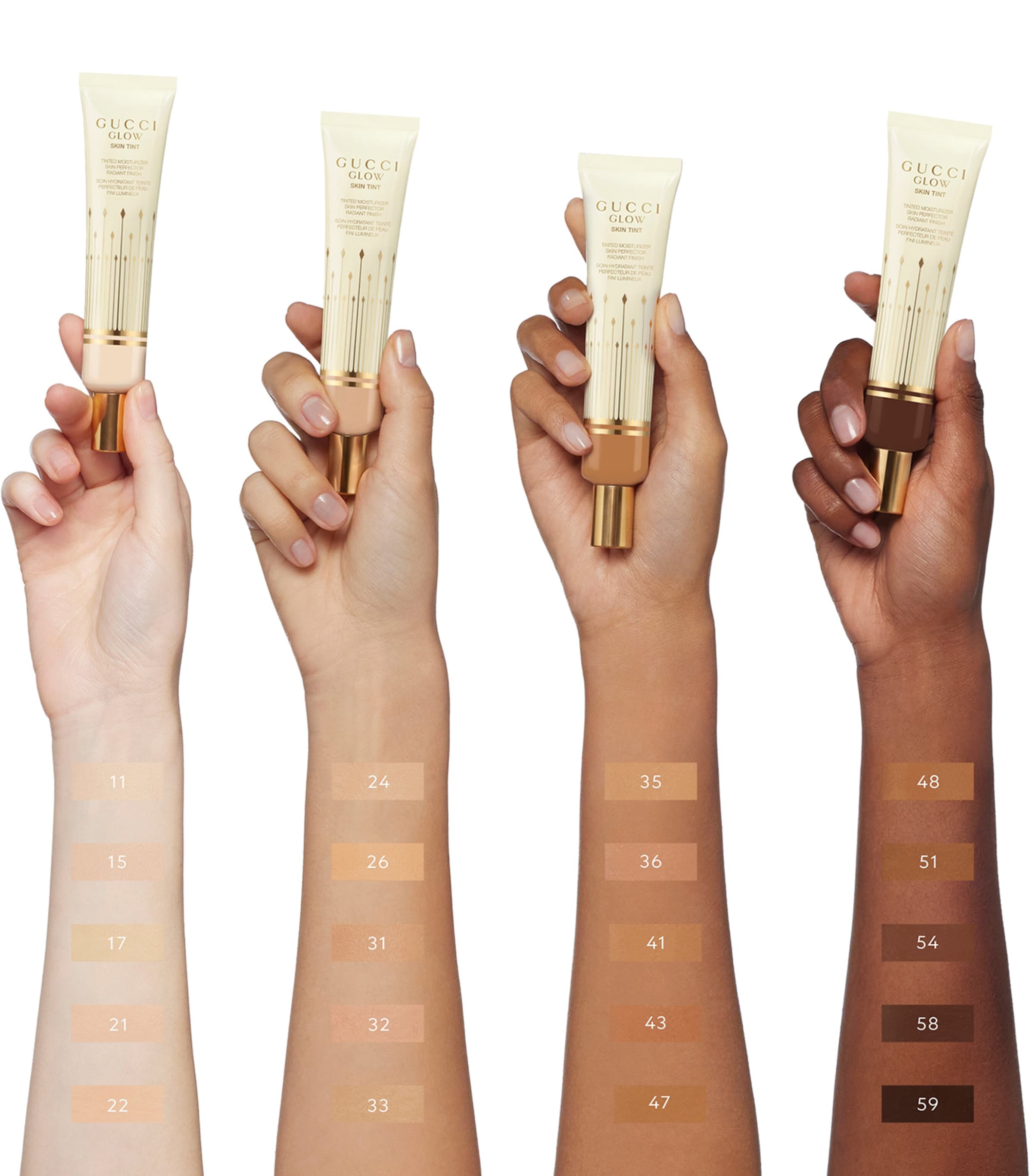 Gucci Glow Skin Tint Moisturiser (40ml) 17 FAIR Image 3