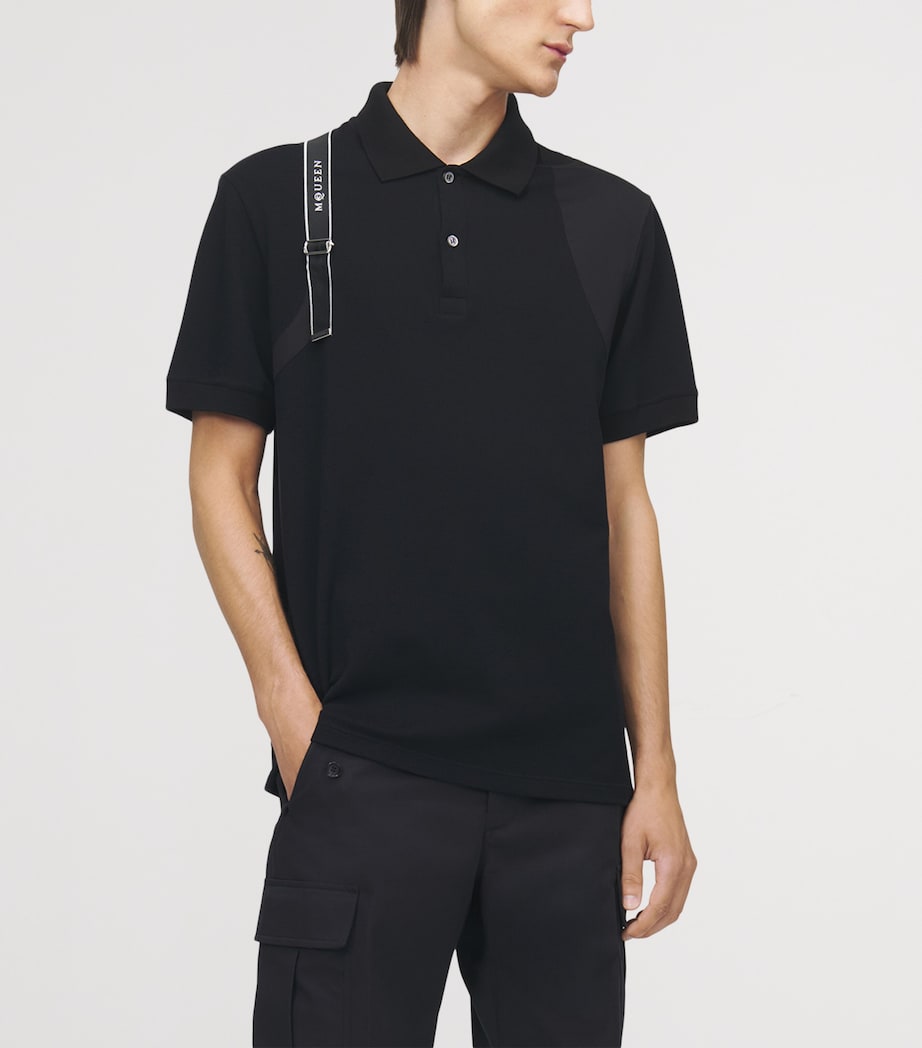 Cotton Harness Polo Shirt 1000 Image 5