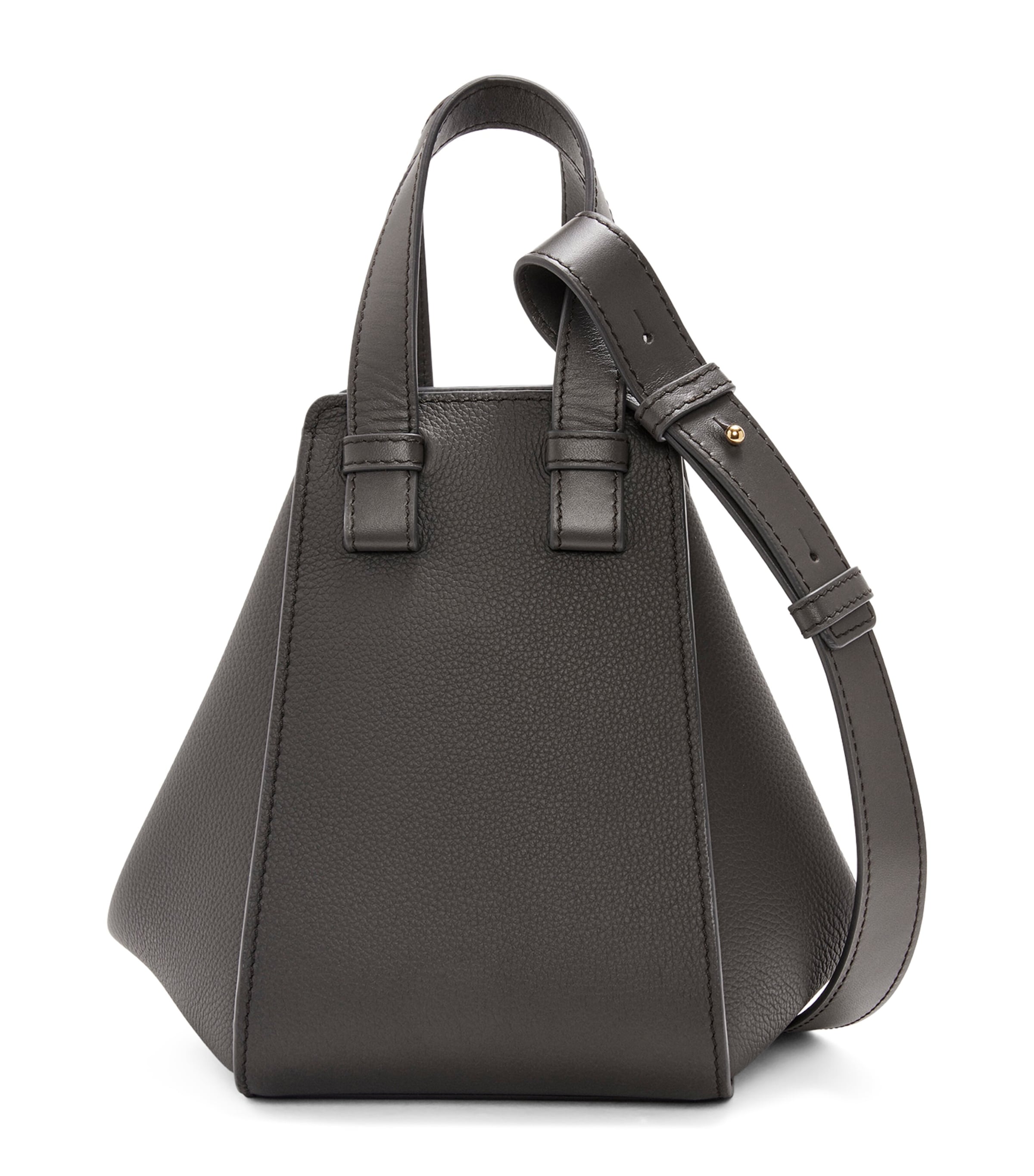 LOEWE Leather Hammock Top-Handle Bag Dark Grey Image 1