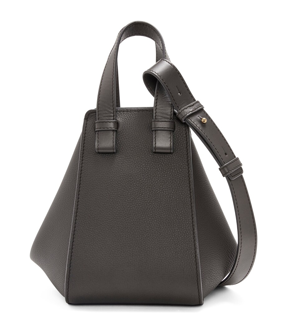 LOEWE Leather Hammock Top-Handle Bag Dark Grey Image 1