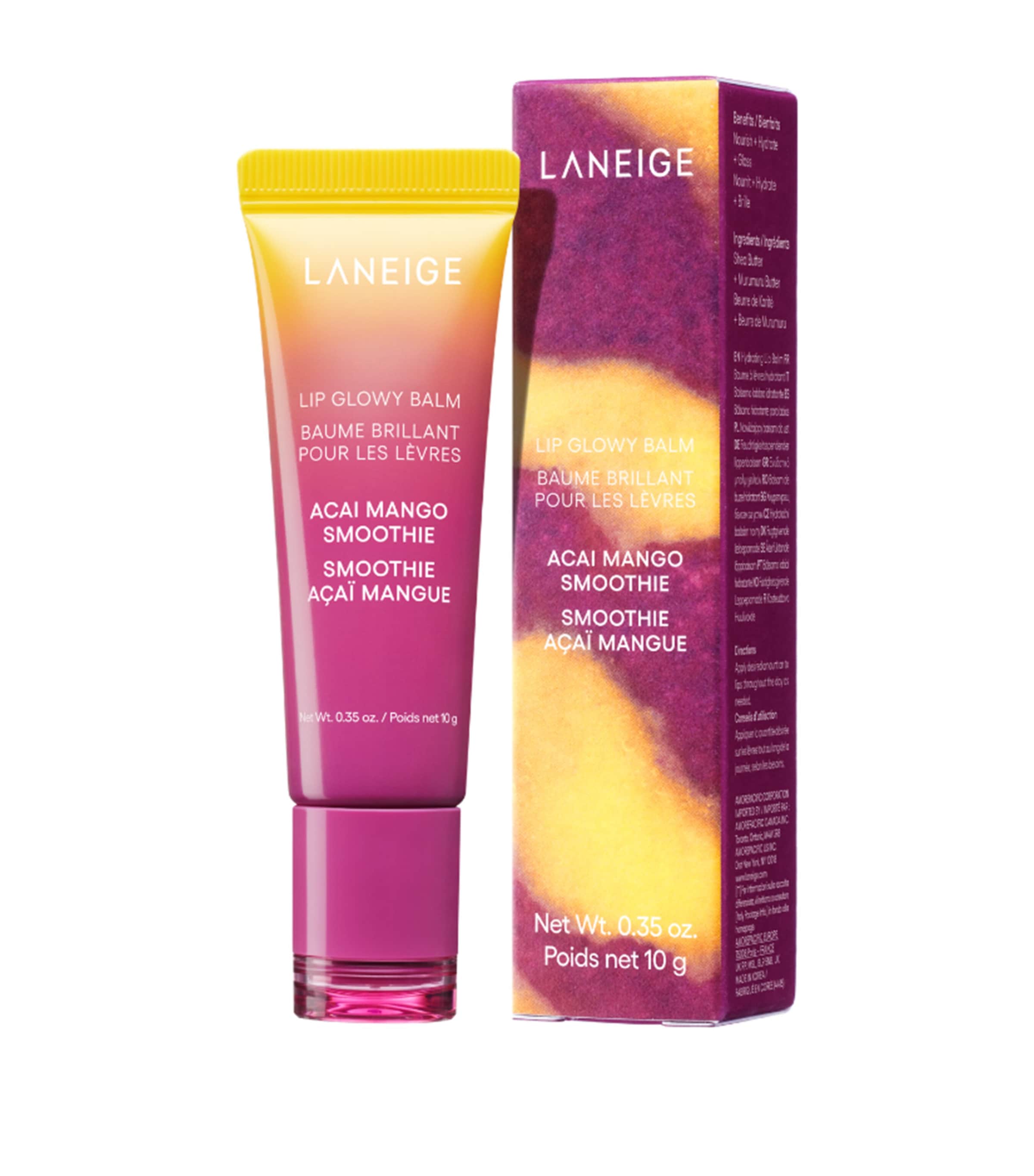 Laneige Lip Glowy Balm Acai Mango Image 2