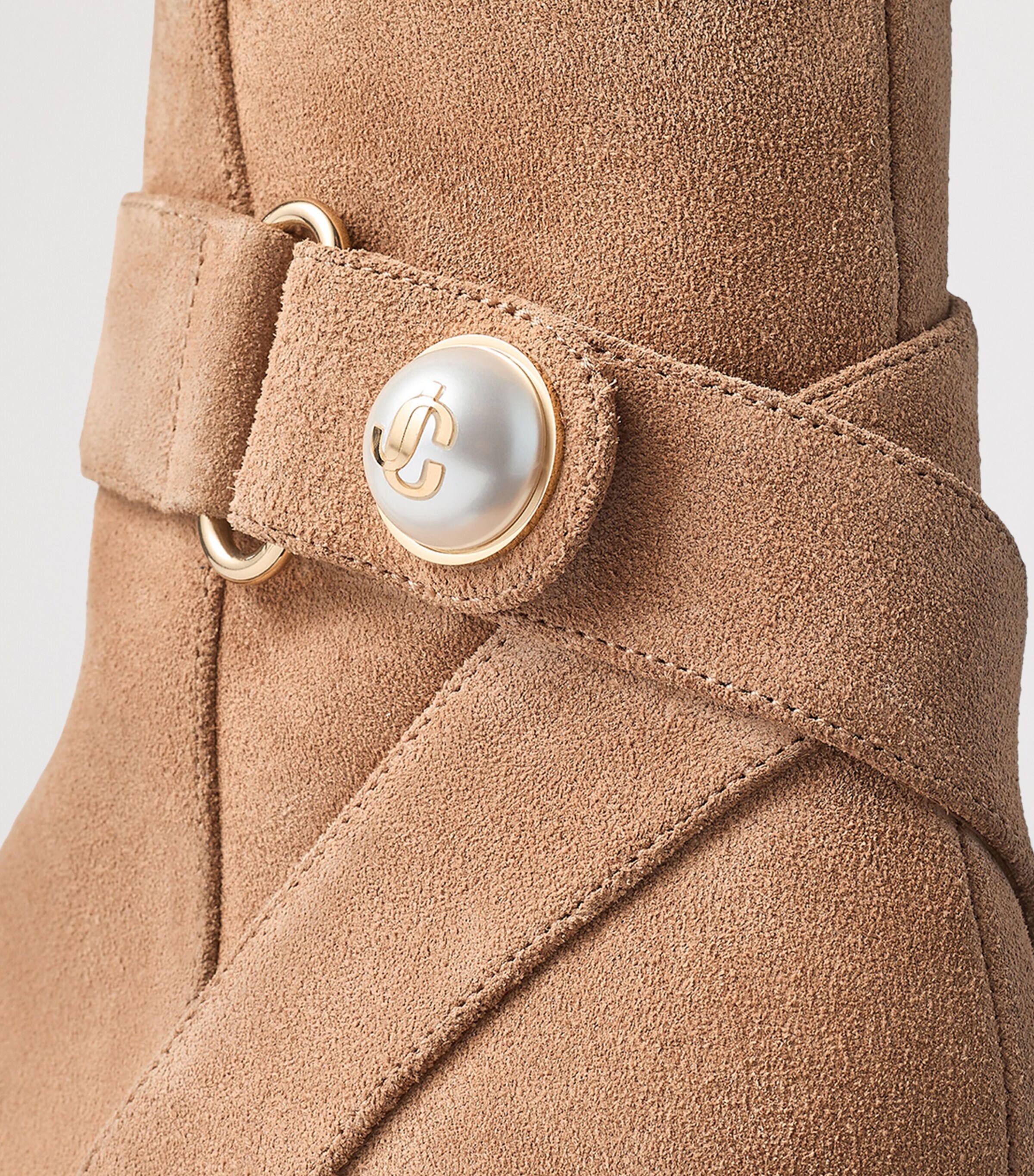 Noor 45 Suede Ankle Boots TOFFEE Image 2