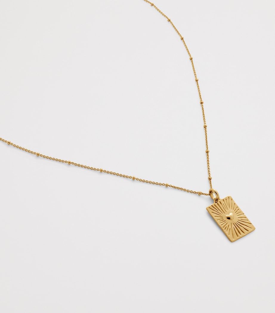 Monica Vinader Gold Vermeil Talisman Heart Charm Gold Vermeil Image 4