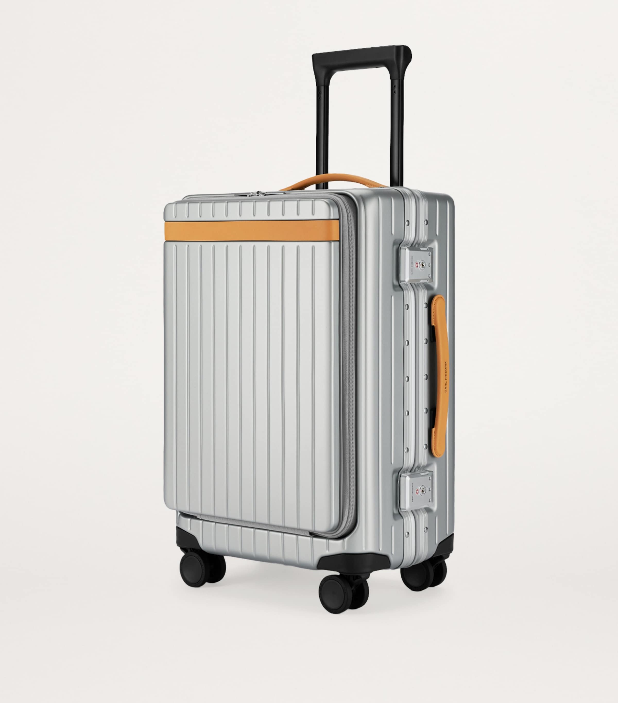 The Carry-On Pro Suitcase (55cm) LIGHT GREY TAN Image 2