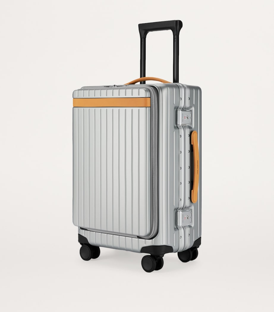 The Carry-On Pro Suitcase (55cm) LIGHT GREY TAN Image 2