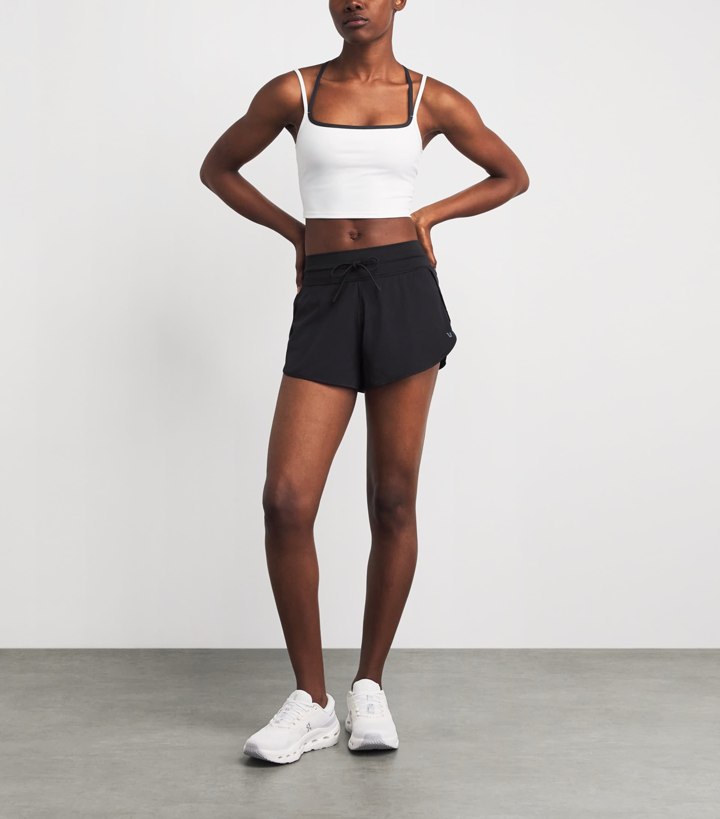 VUORI Womens Daily Layered Tank Top White Image 2