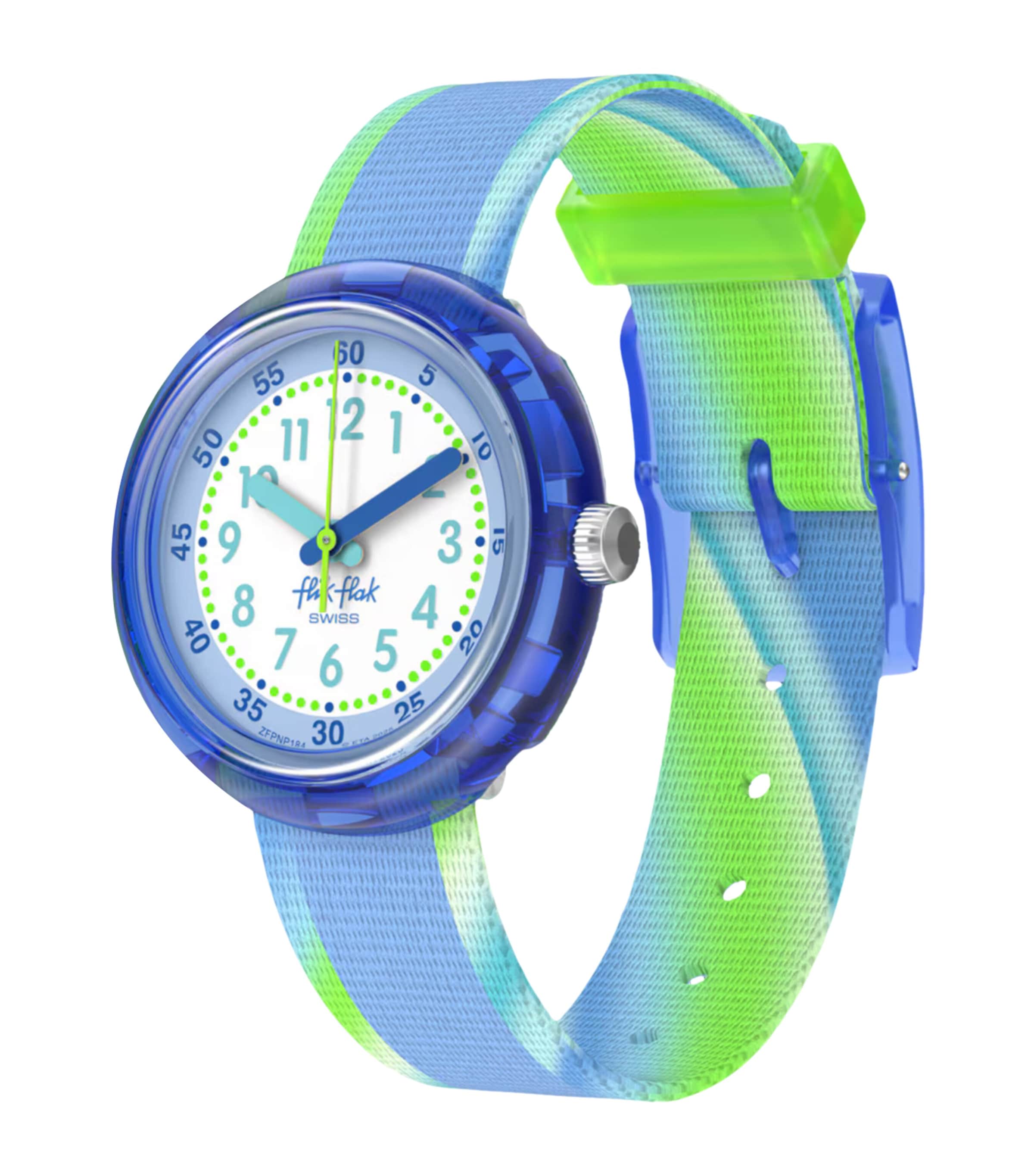 Flik Flak Flip It Blue Watch 31.85mm Flip It Blue Image 1