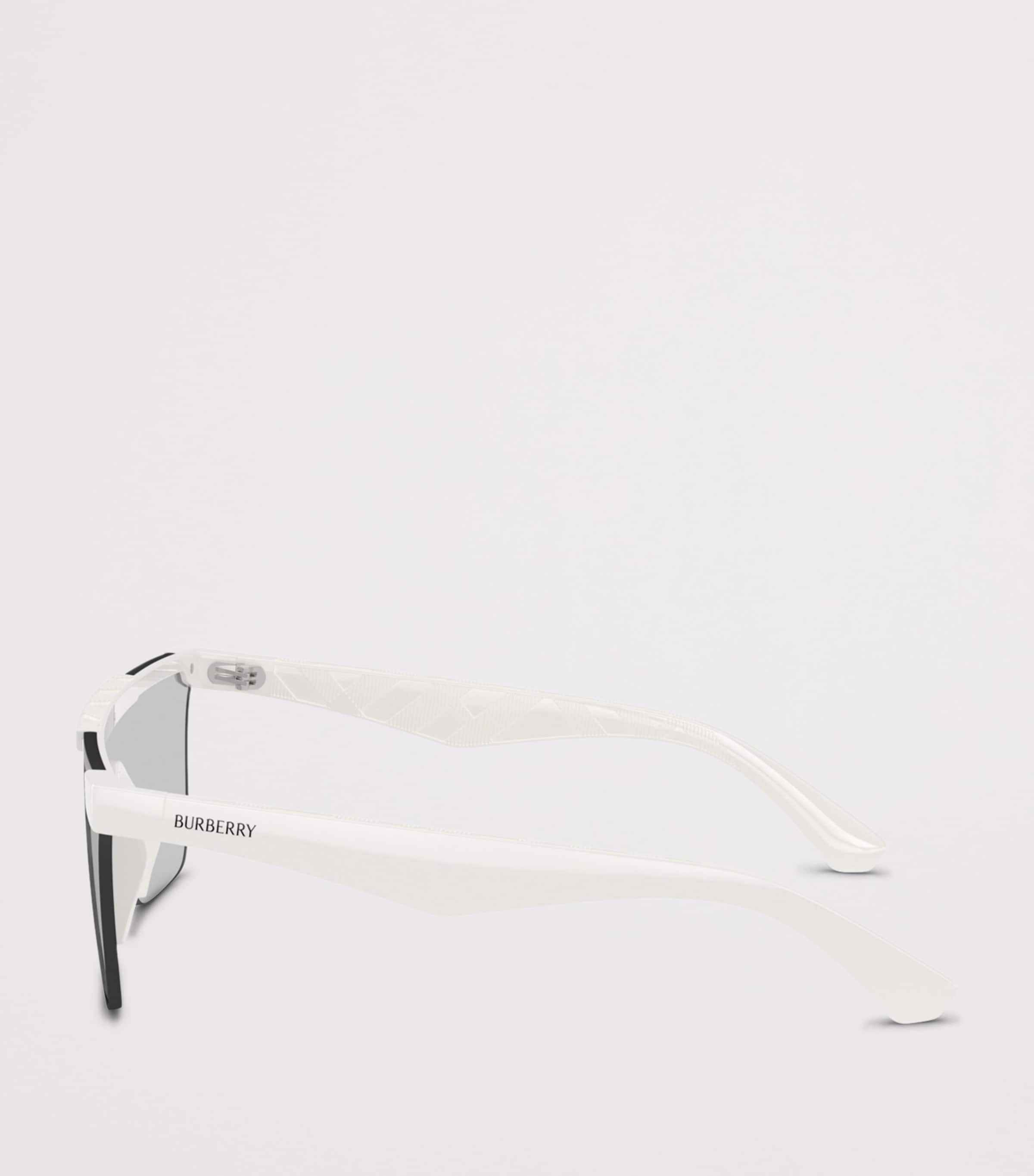 Burberry Injected BE4480D Rectangle Sunglasses White Image 3