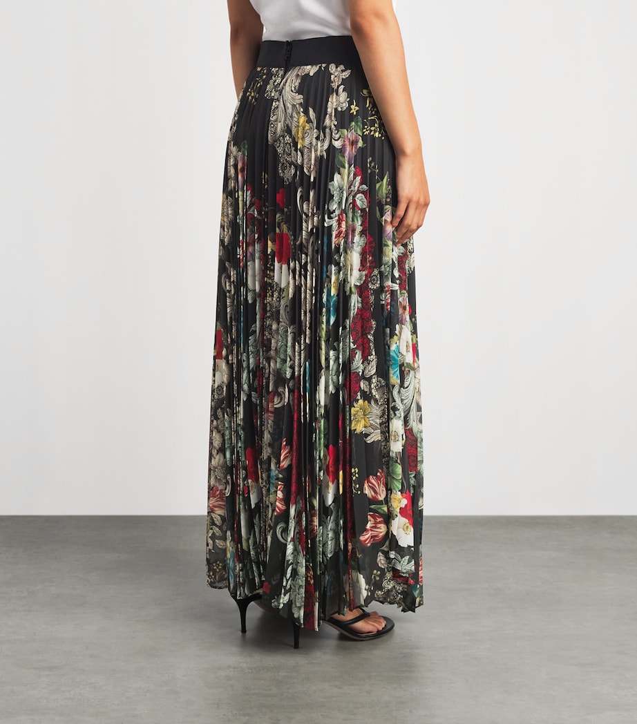 Alice+Olivia Womens Pleated Katz Maxi Skirt Free Spirit Image 5