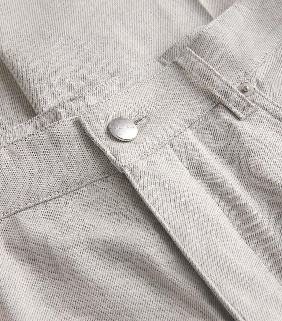 Rick Owens Mens Geth Straight Jeans Image 5