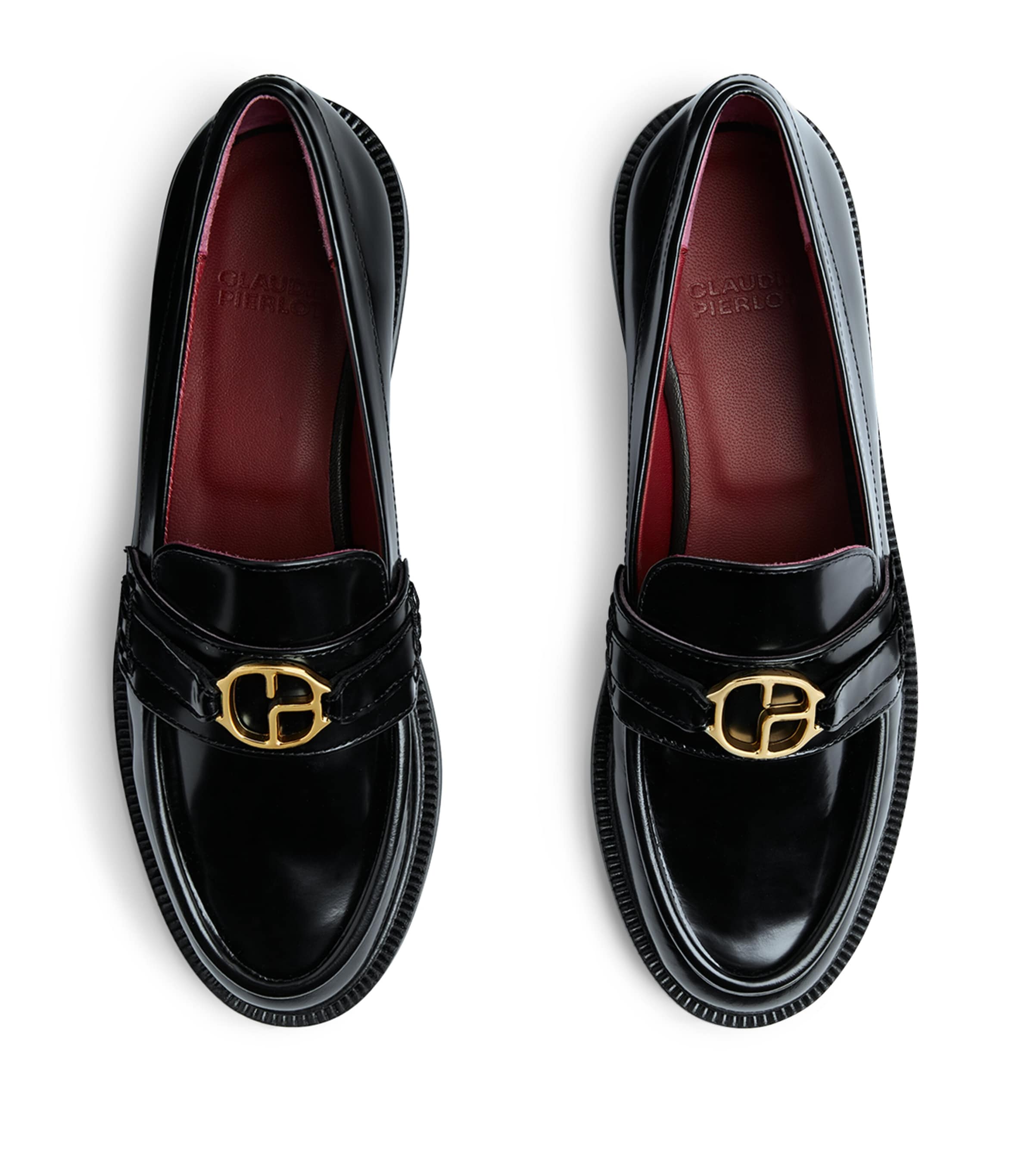 Leather Loafers BLACK Image 2