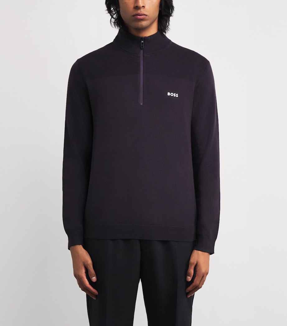 Momentum-X Quarter-Zip Sweatshirt 517MEDIUM PURPLE Image 3