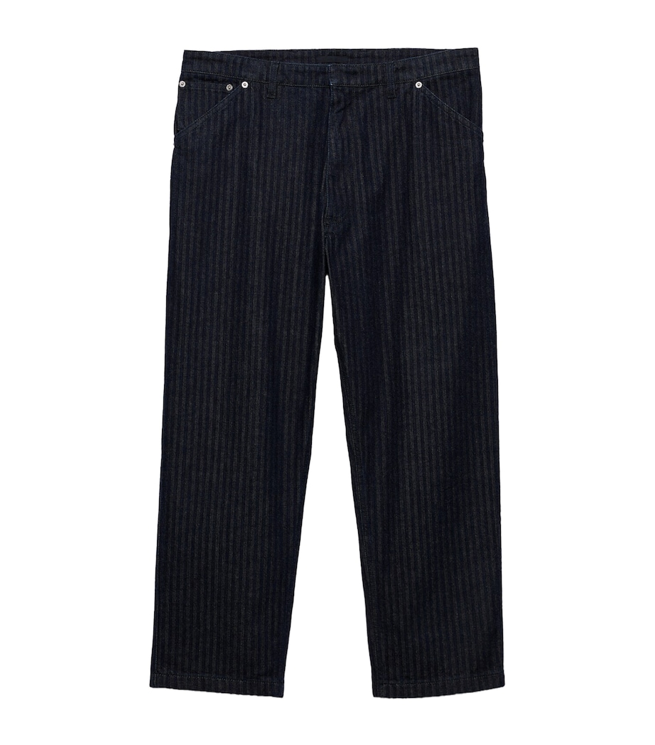 Chevron Wide-Leg Jeans F0008 Image 1