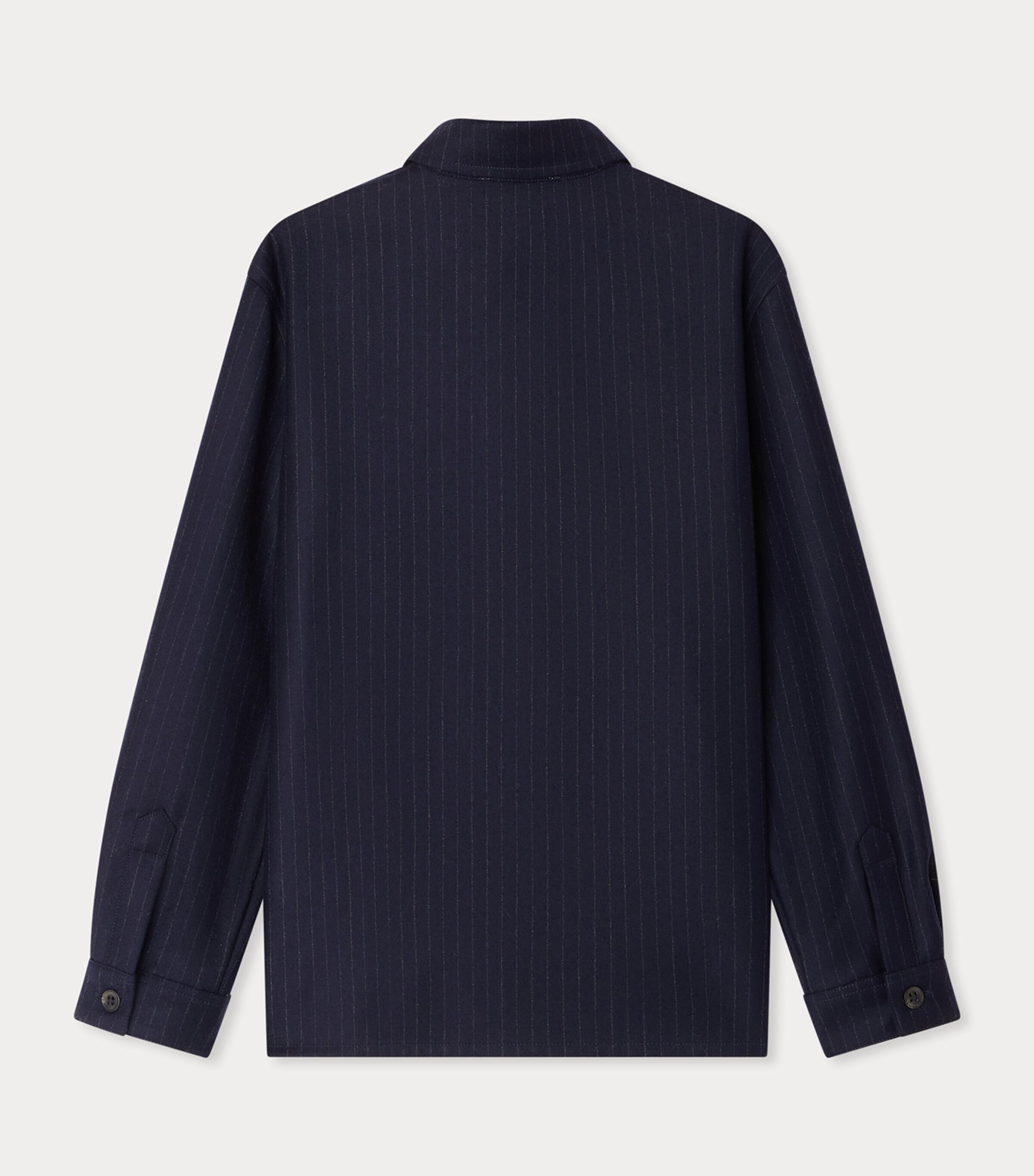 Wool Gustave Tennis Shirt (4-8 Years) BLEU NUIT Image 2