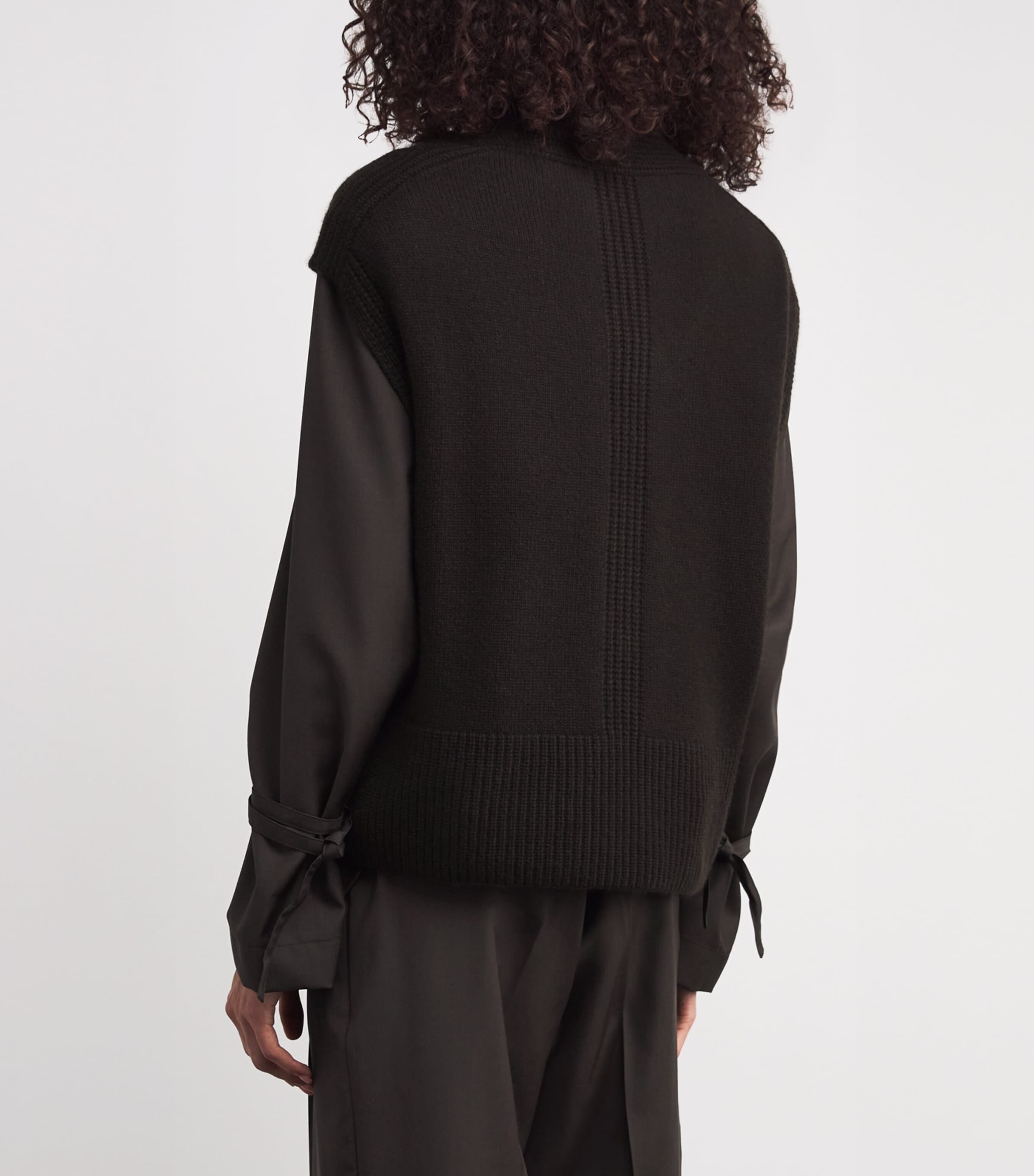 Cashmere Mena Sweater Vest COCOA Image 4