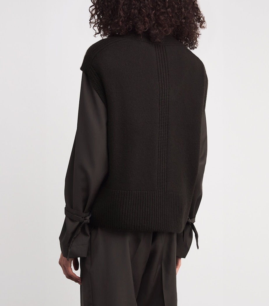 Cashmere Mena Sweater Vest COCOA Image 4