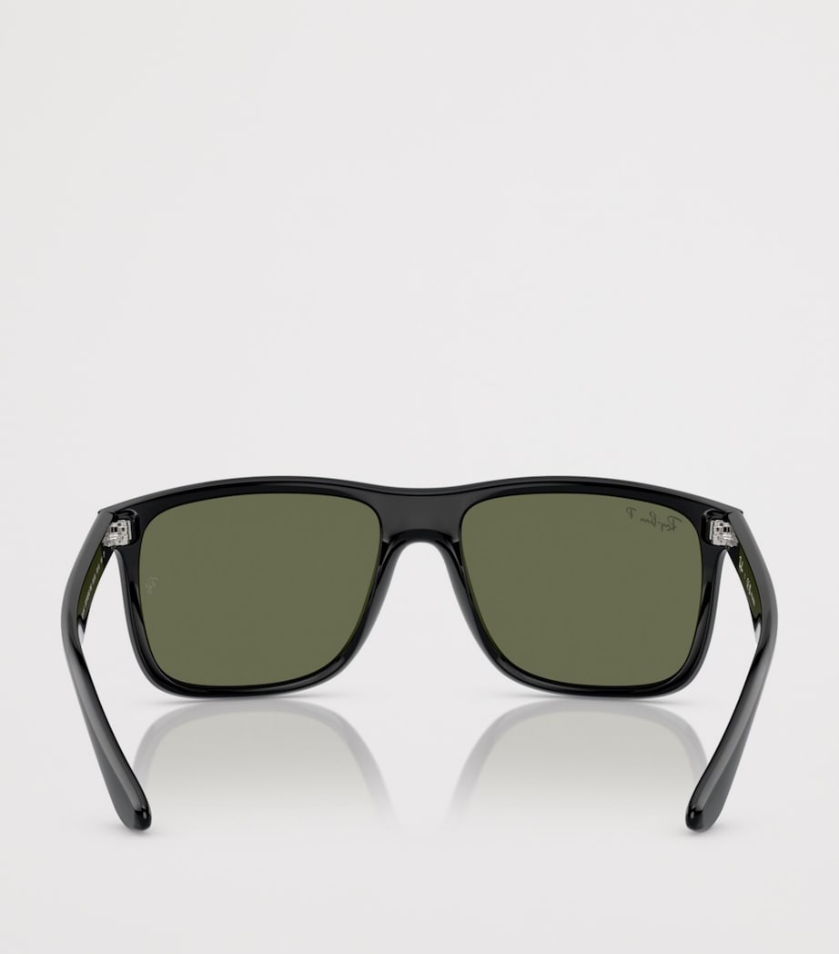 Ray-Ban Two Boyfriend Square Sunglasses Black Image 4