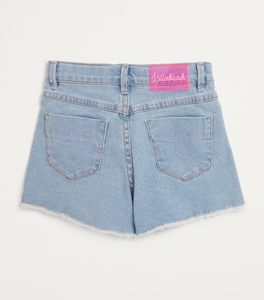 Denim Sequinned Shorts (2-12 Years) Z18 STONE BLEACH Image 2