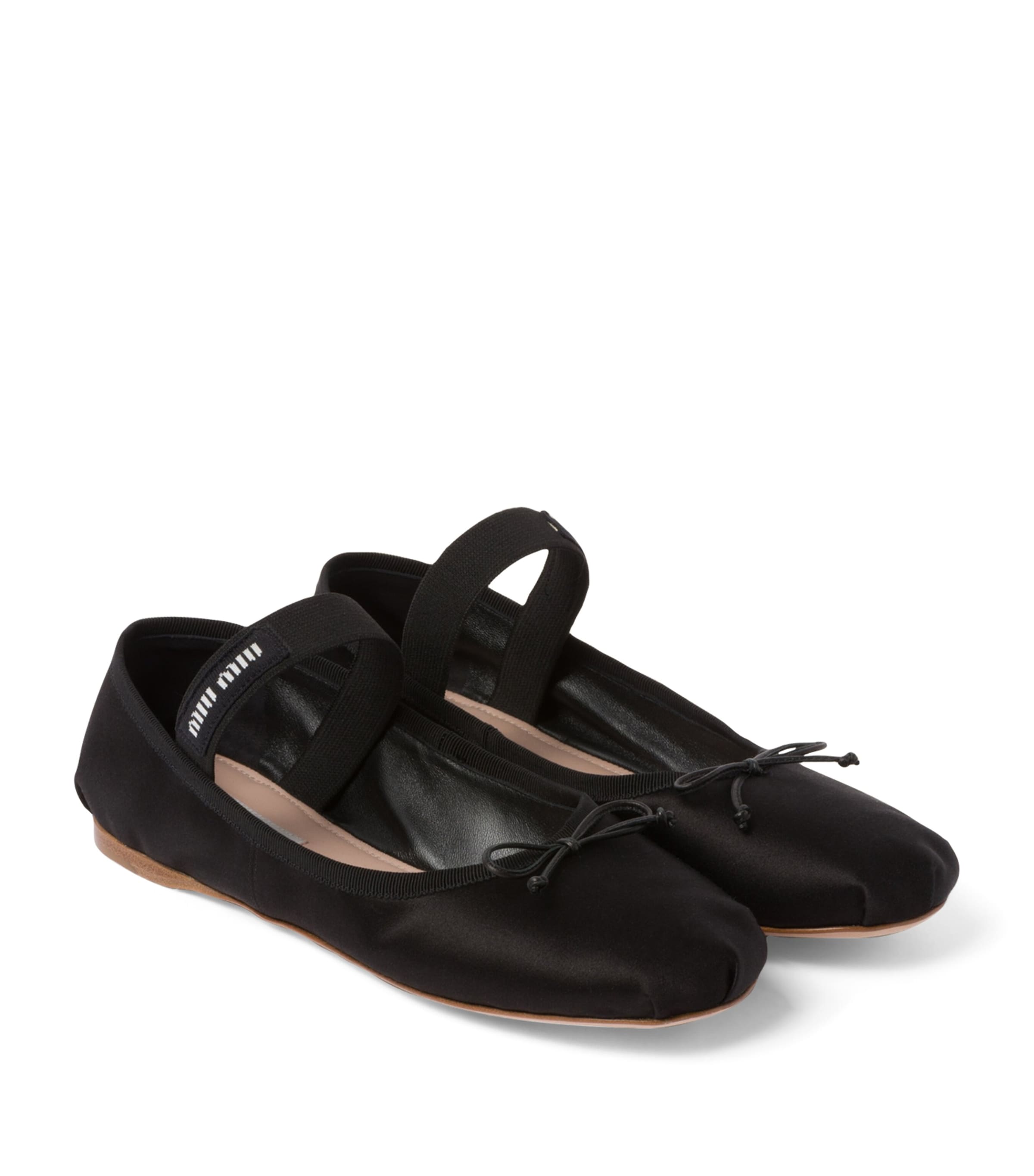 Satin Ballet Flats F0002 Image 4