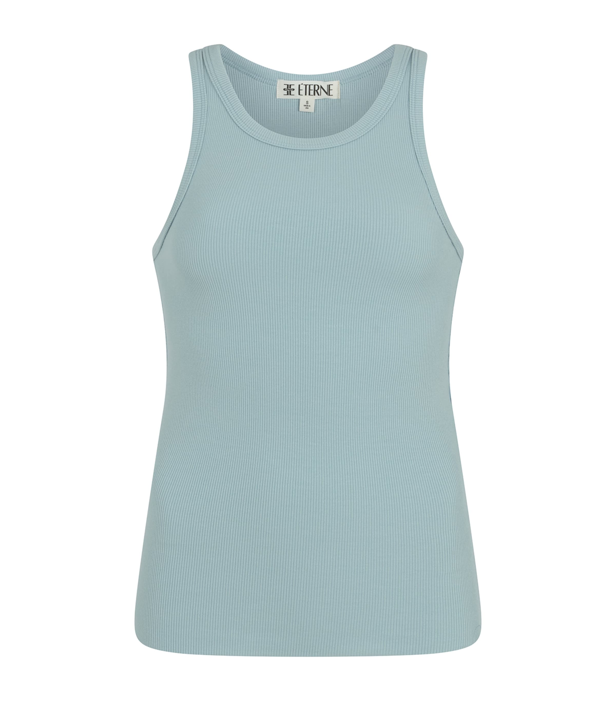 Éterne Fitted Tank Top In Blue