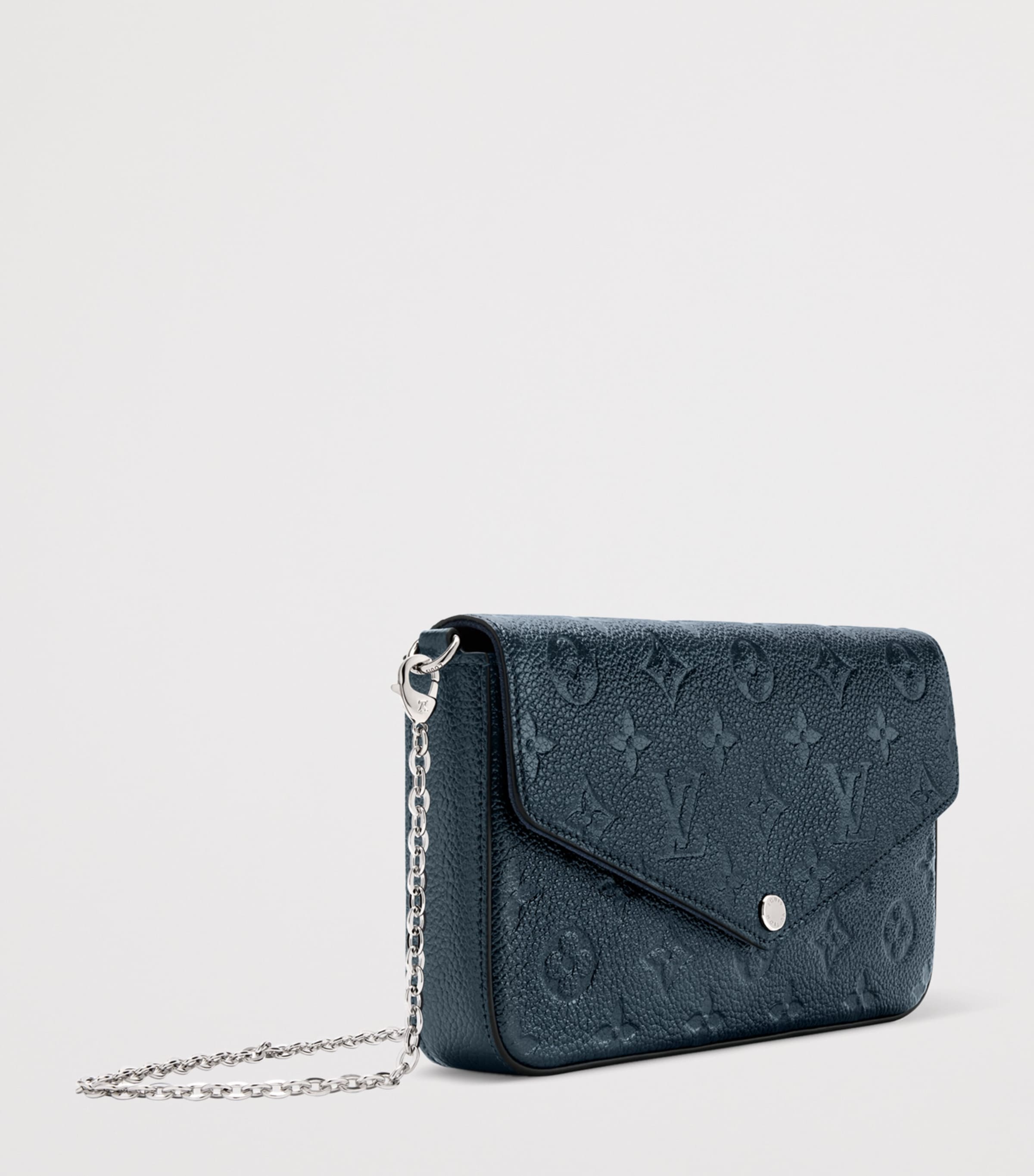 Leather Pochette Félicie Pouch SHIMMERY INK Image 2