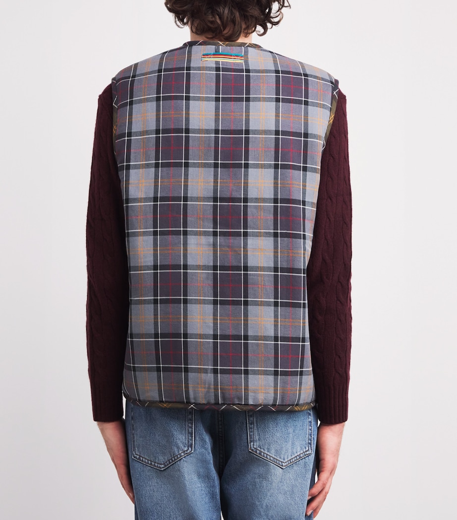 x Paul Smith Cotton Tartan Liner Gilet MIXED TARTAN Image 4