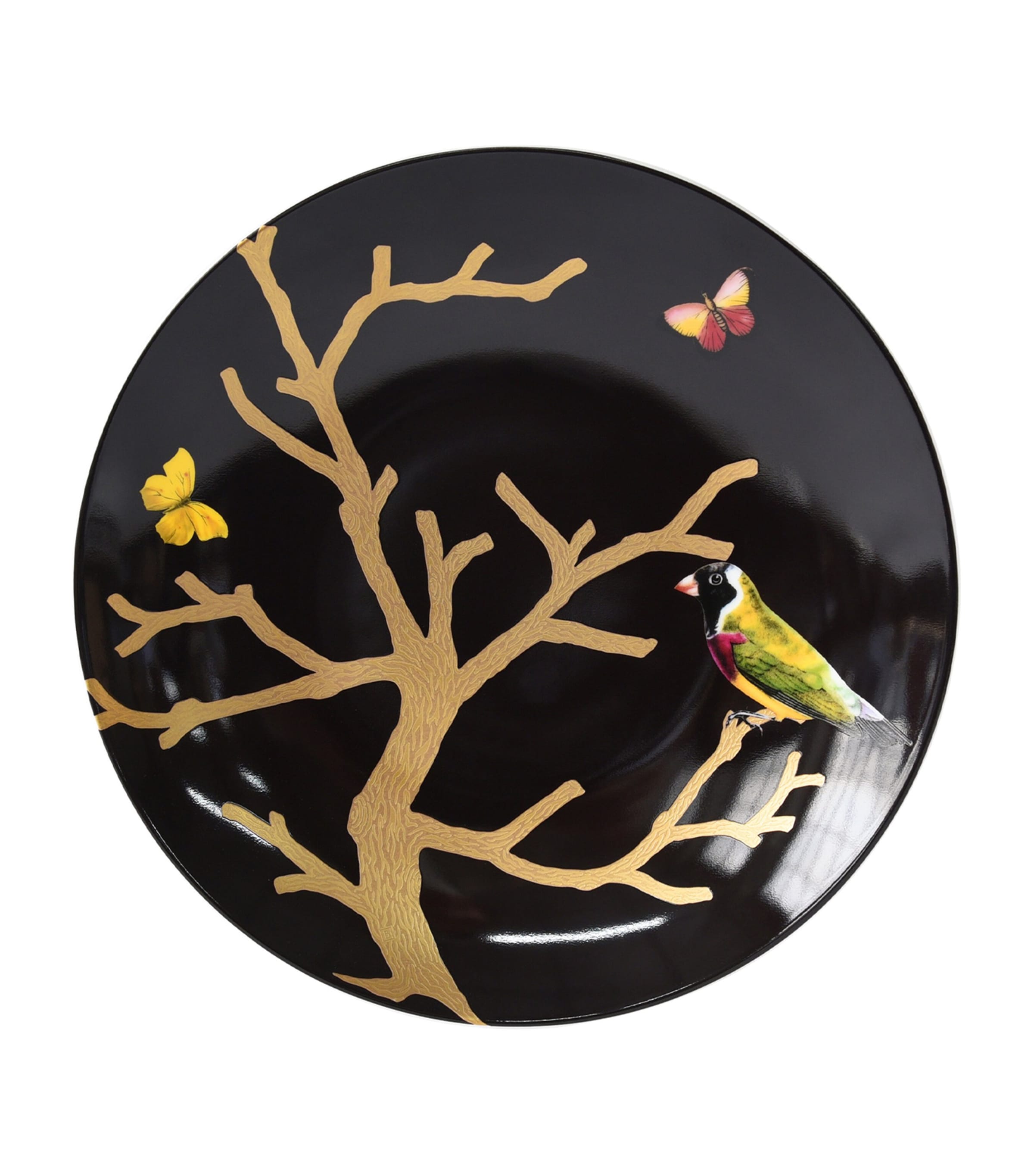Set of 4 Aux Oiseaux Dessert Plates ( 21cm) MULTICOLORE Image 5