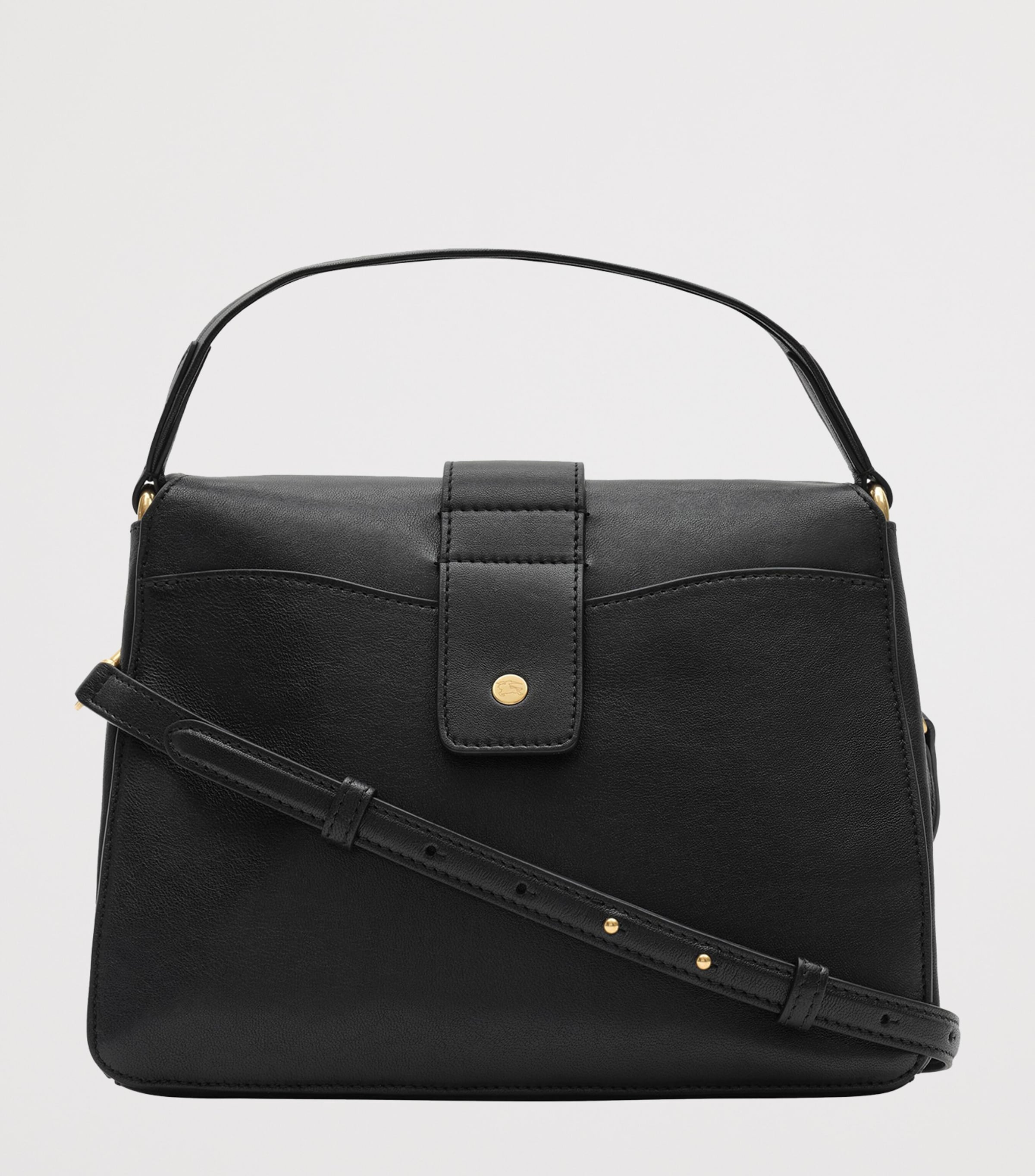 Burberry Small Leather Rider Bag Black Image 2