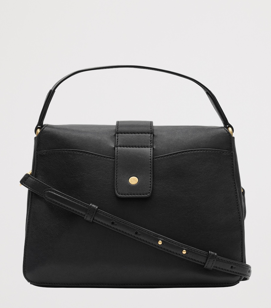 Burberry Small Leather Rider Bag Black Image 2