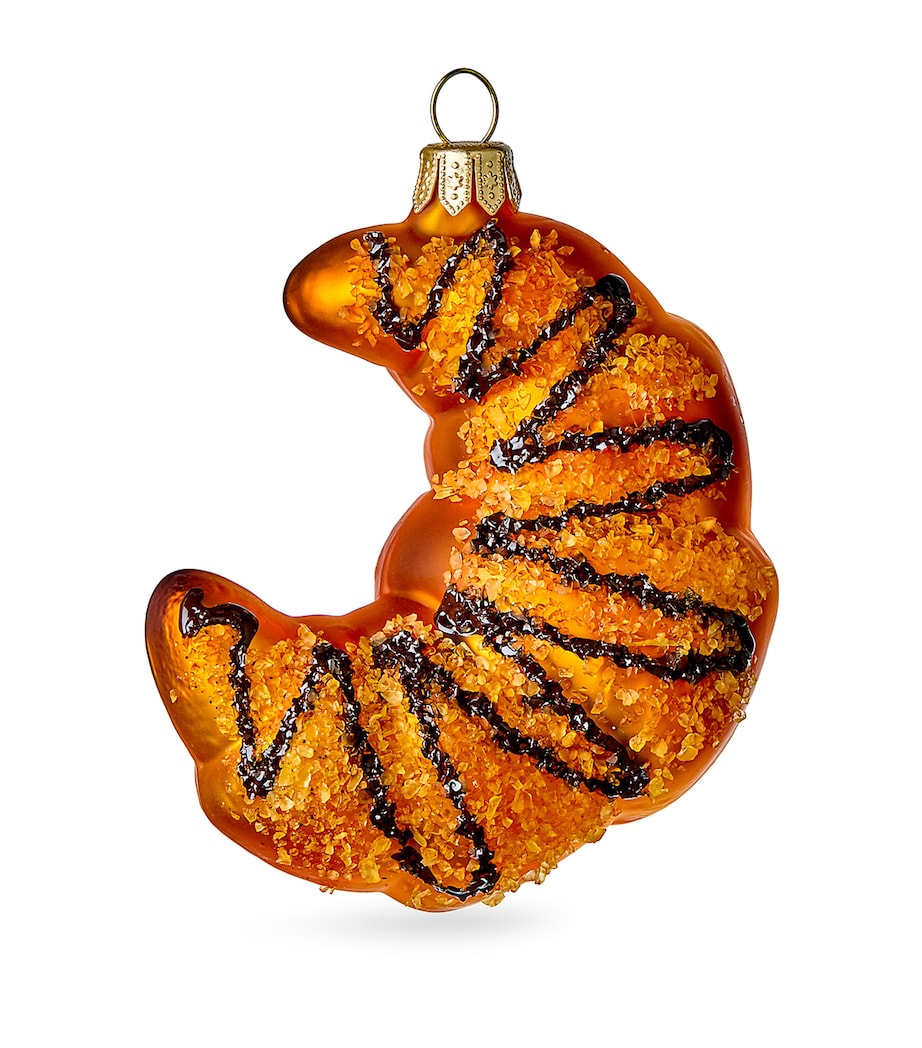 Glass Croissant Tree Ornament MULTI Image 1