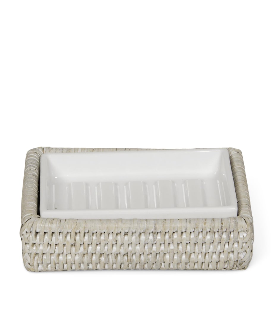 Decor Walther Rattan Basket Soap Dish (13.5cm) Rattan Light Image 1