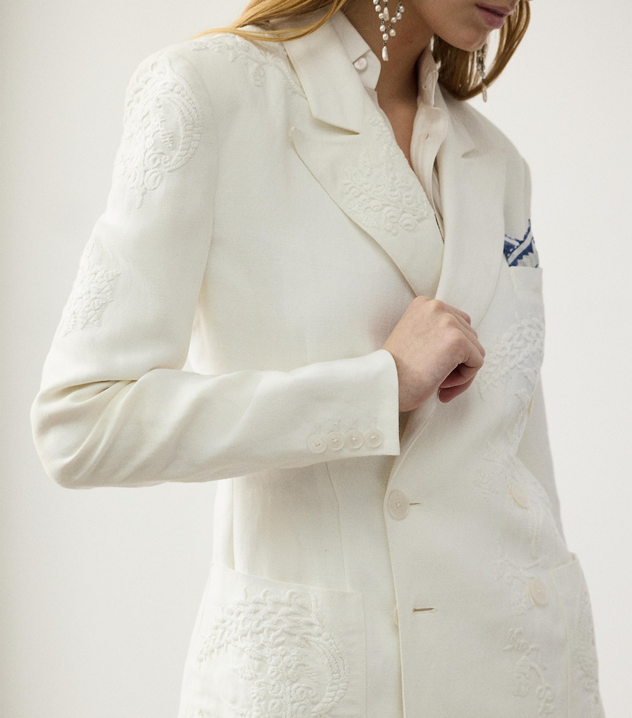 Embroidered Collen Jacket CREAM Image 4