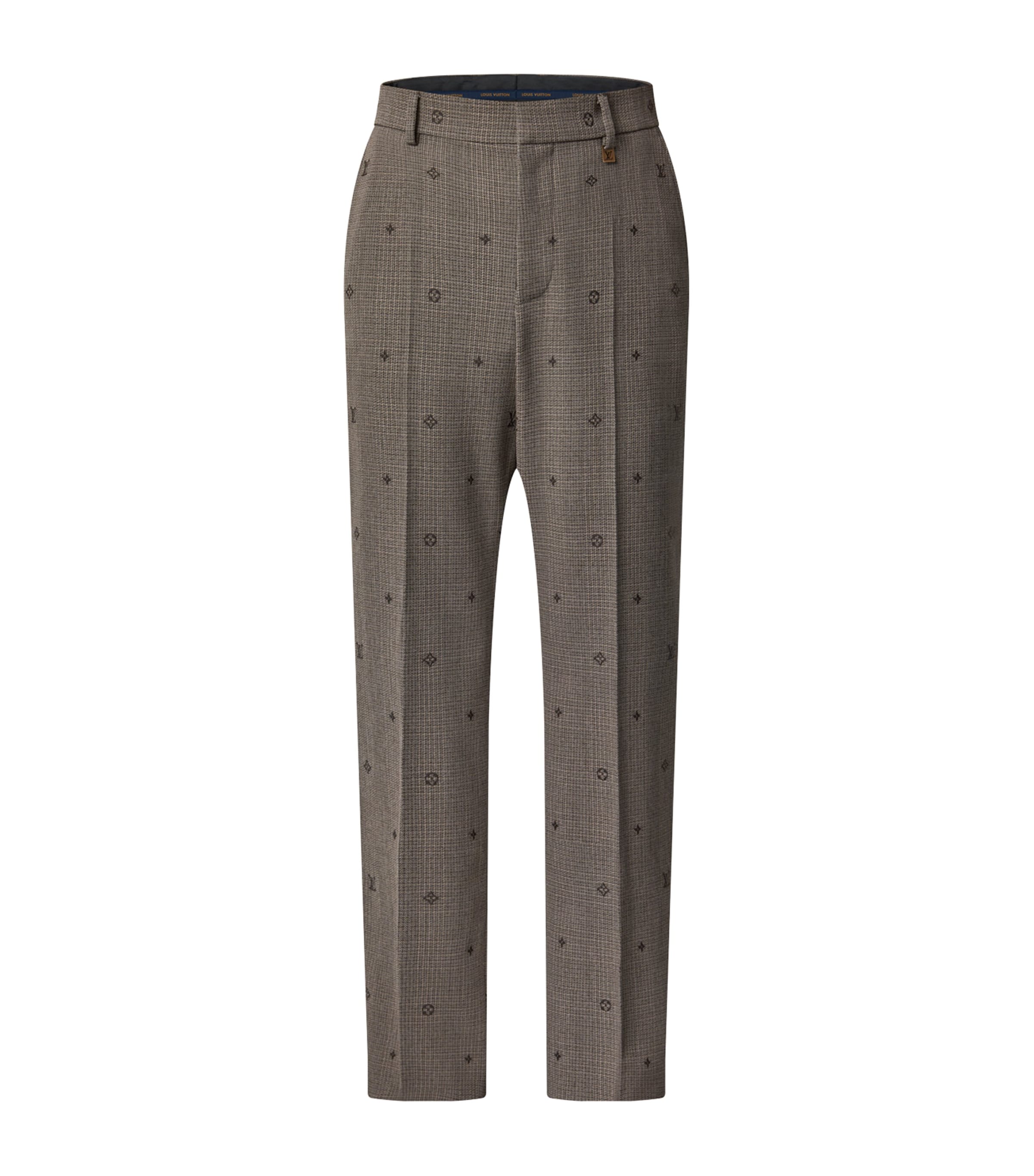 Wool Cigarette Trousers SEAL BROWN Image 1