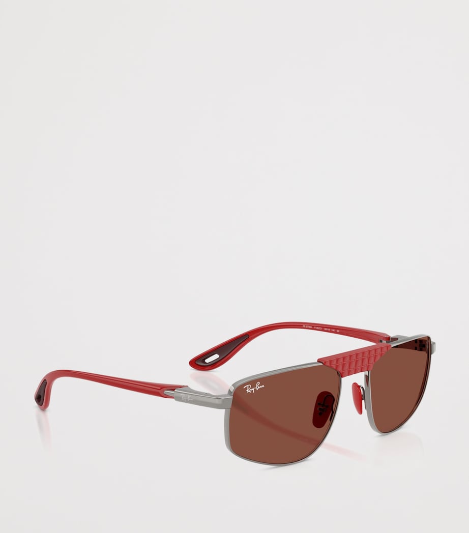 x Scuderia Ferrari RB3776M Irregular Sunglasses F126C5 Image 6