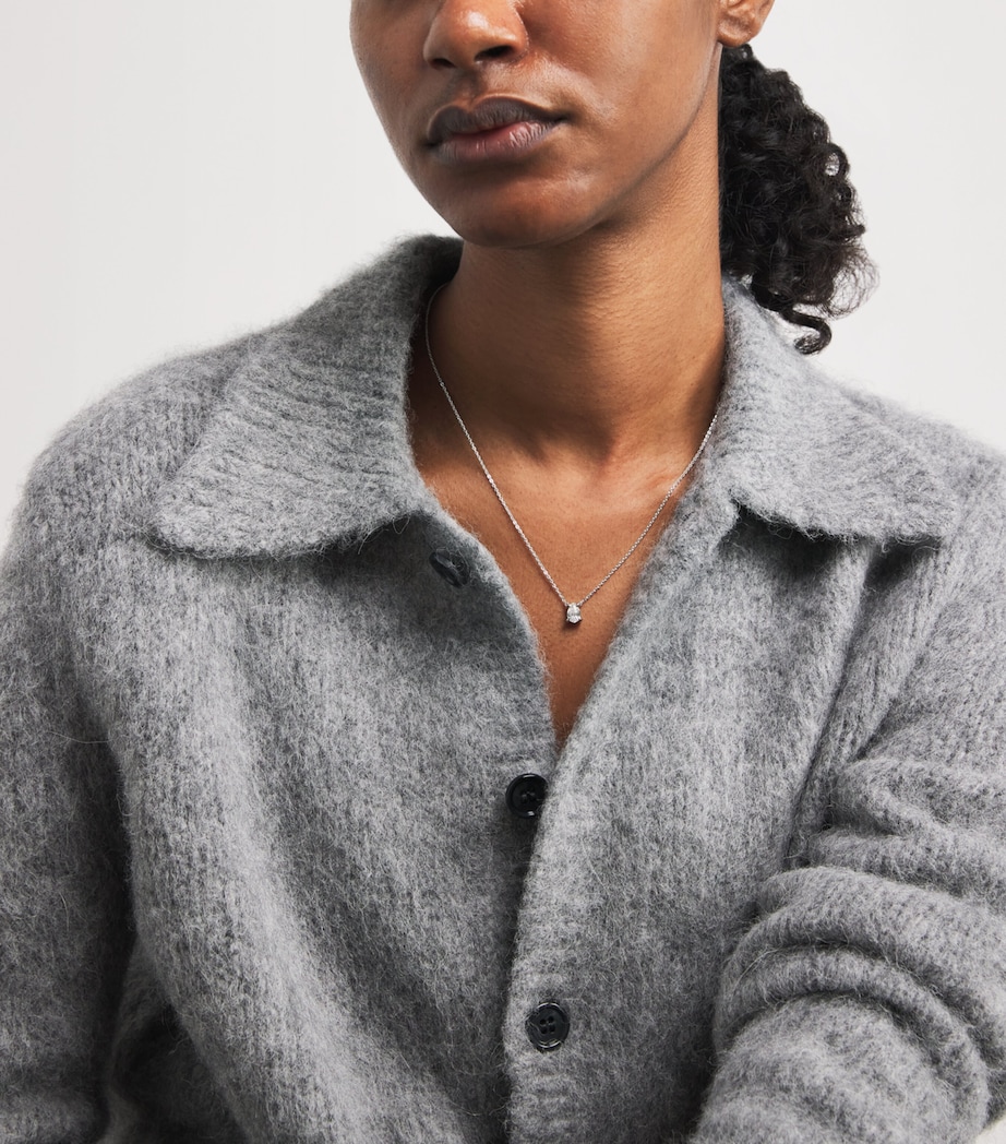 White Gold and Diamond Pendant Necklace (0.75ct) WHITE GOLD Image 2