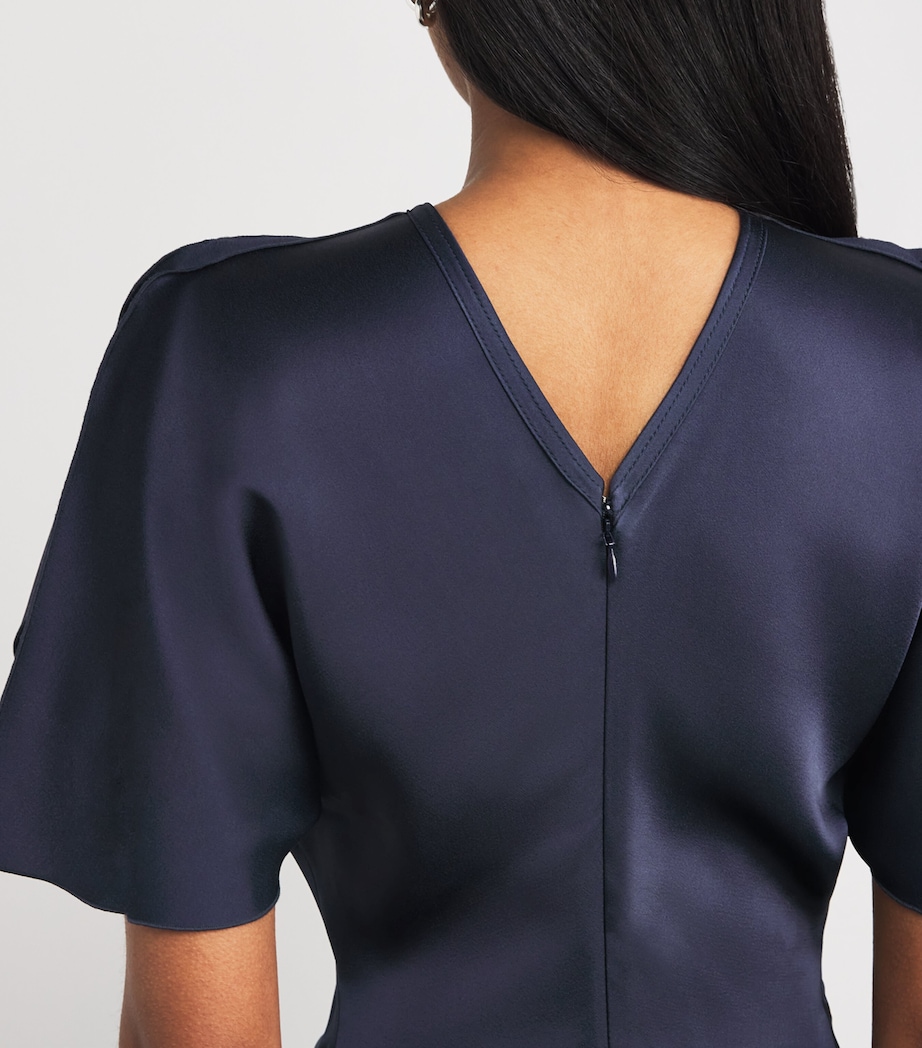 Gathered-Waist Maxi Dress 3256 MIDNIGHT Image 4