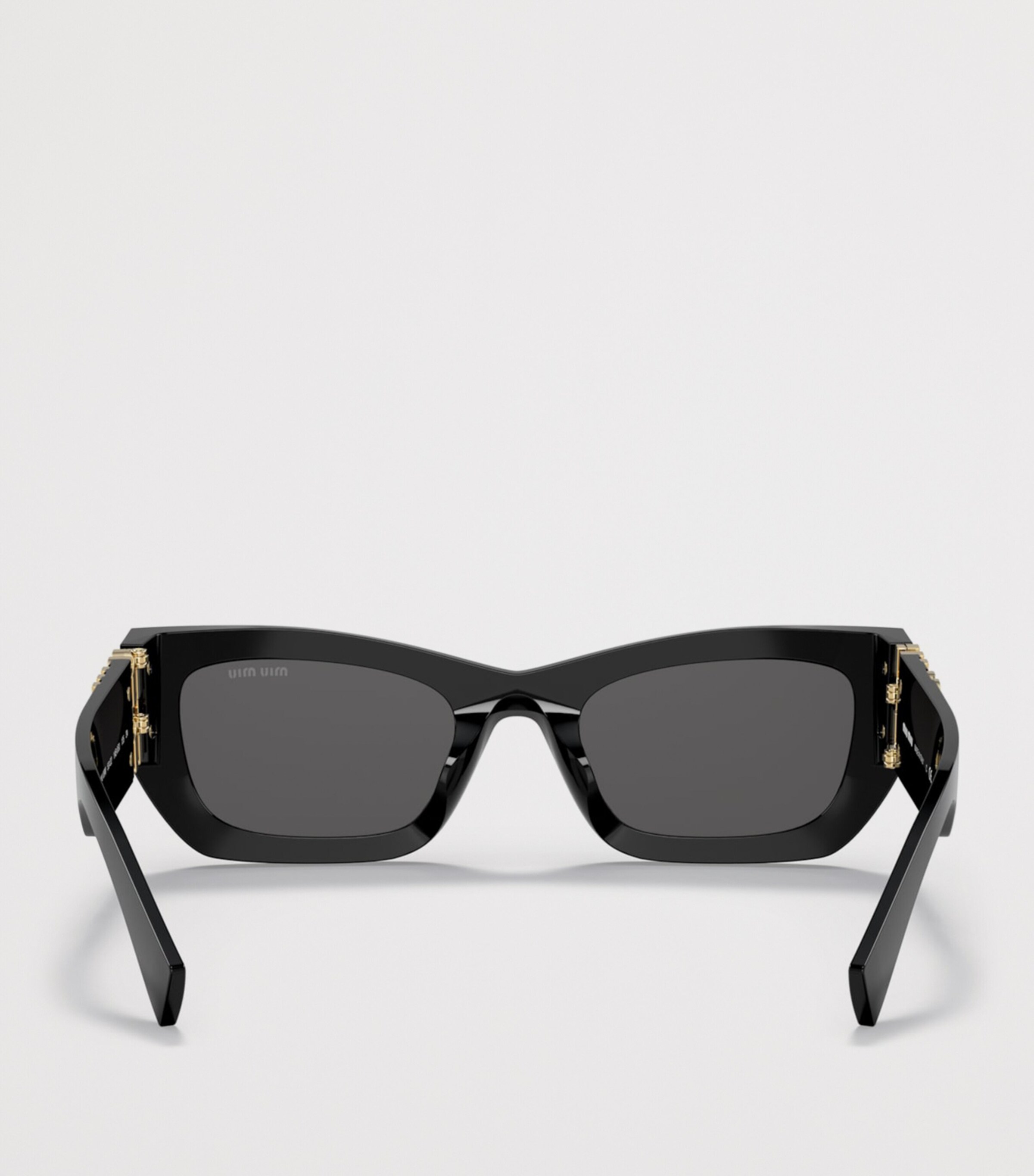 Miu Miu Acetate Runway Rectangle Sunglasses Image 4