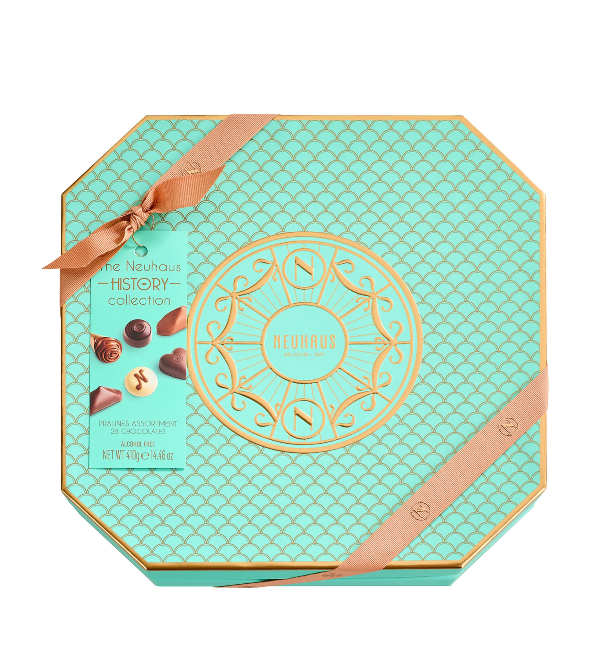 Milk, White and Dark Chocolate 28-Piece History Collection (410g) NO COLOUR Image 1