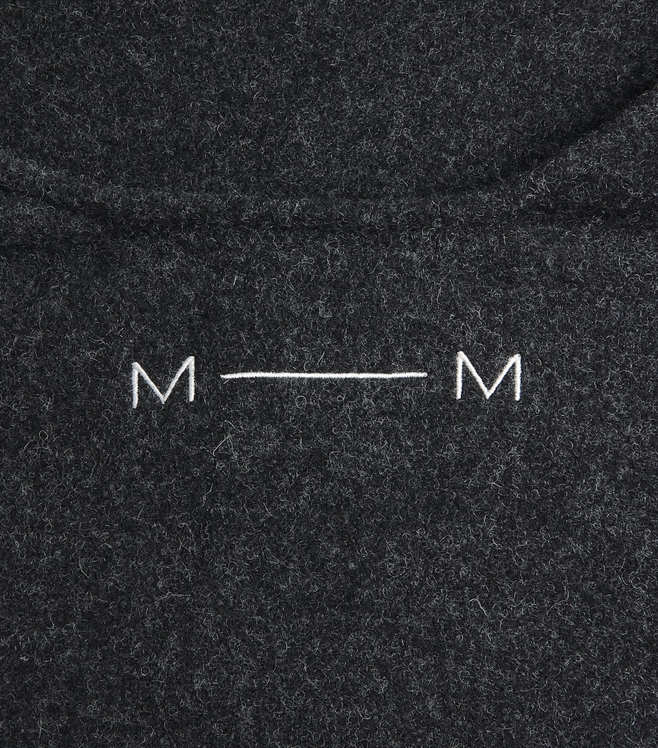 MM Womens Wool-Blend Cardigan Dark Grey Image 6
