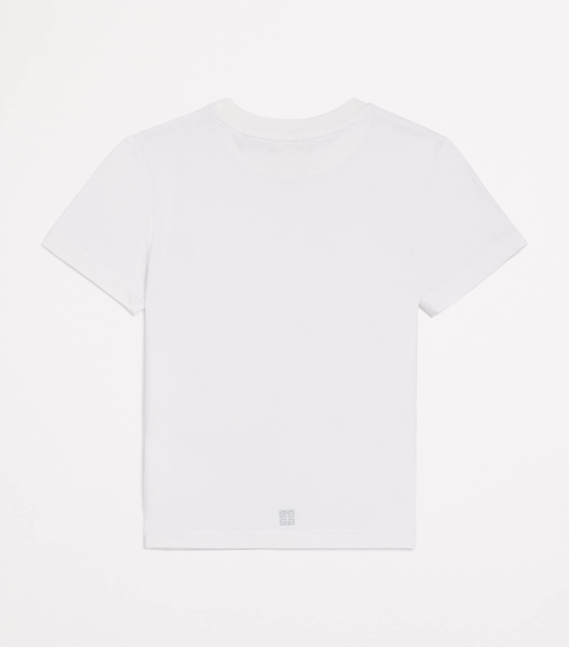 Givenchy Kids Cotton Embroidered Logo T-Shirt (4-12+ Years) White Image 2