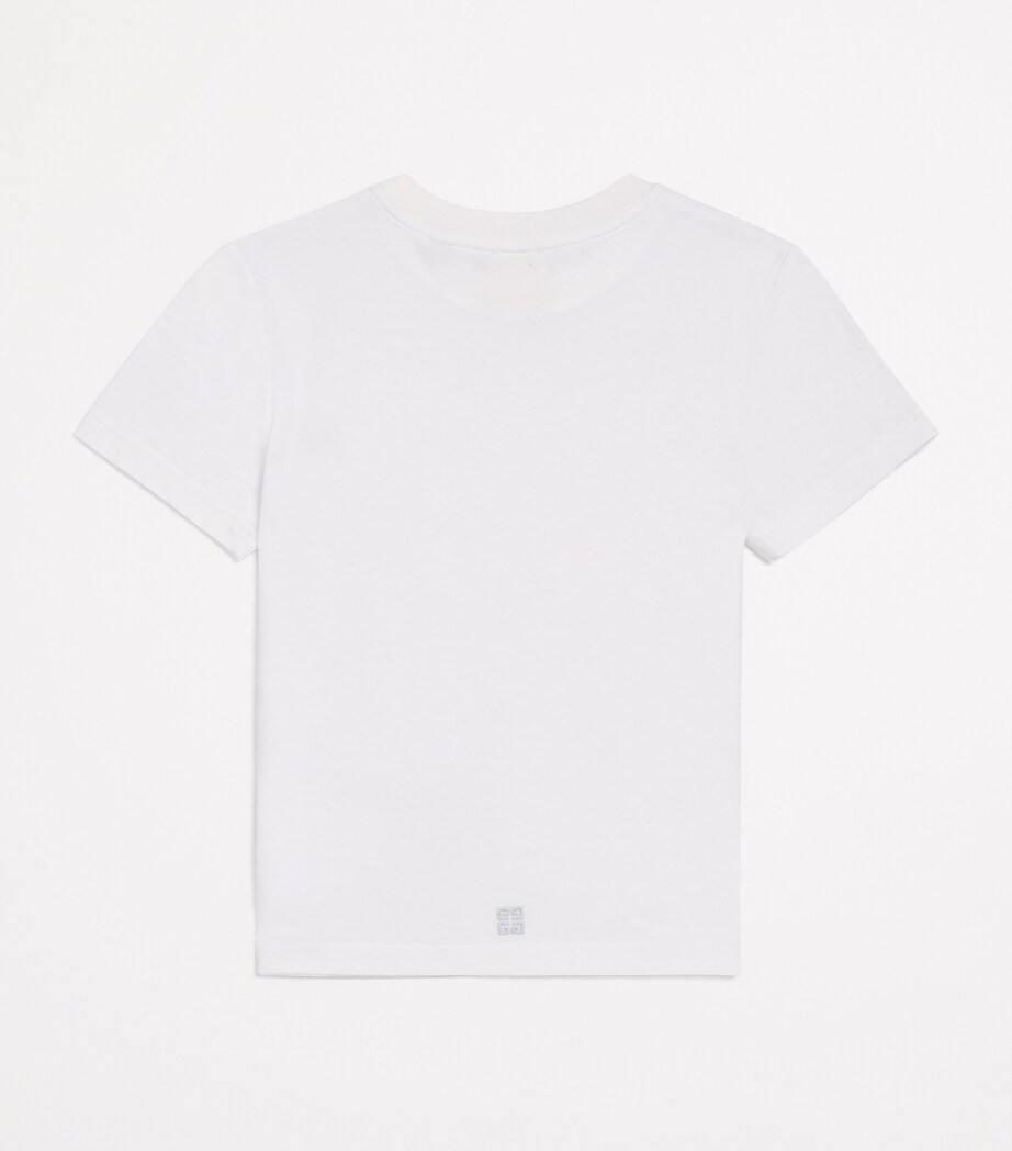 Givenchy Kids Cotton Embroidered Logo T-Shirt (4-12+ Years) White Image 2
