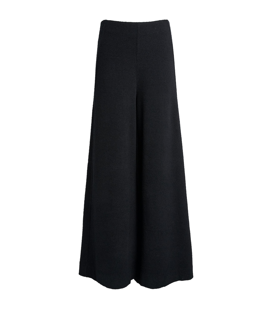 ME+EM Womens Travel Wide-Leg Trousers Black Image 1