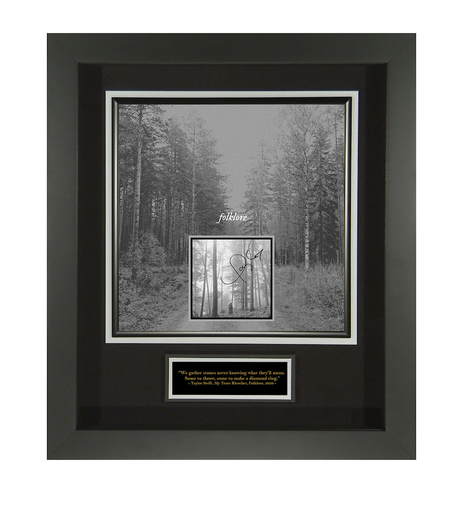 Autographed Taylor Swift Folklore CD Display MULTI Image 1