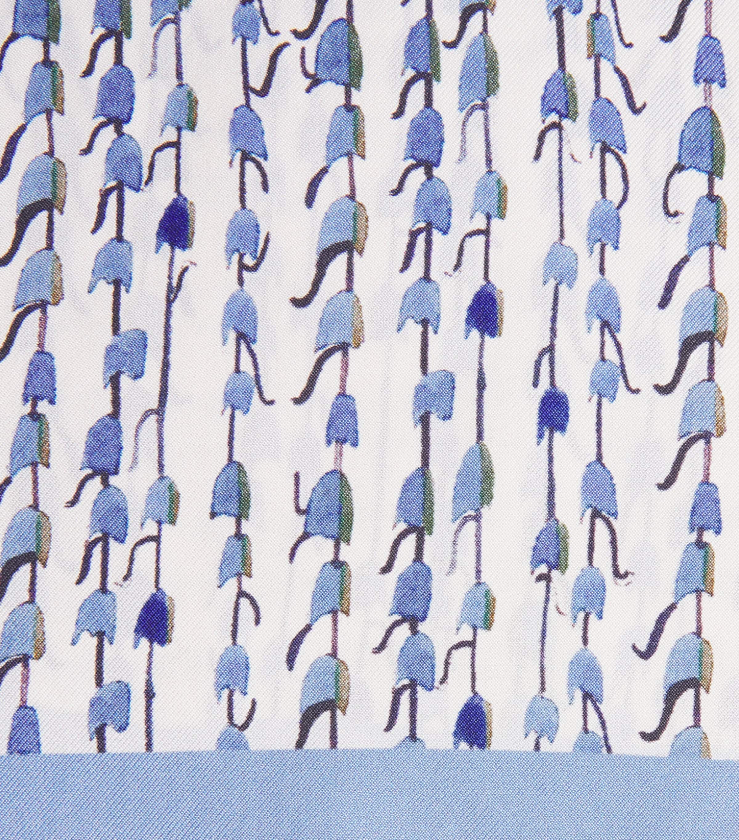 Altuzarra Silk Bluebell Print Scarf Bluebell Image 4