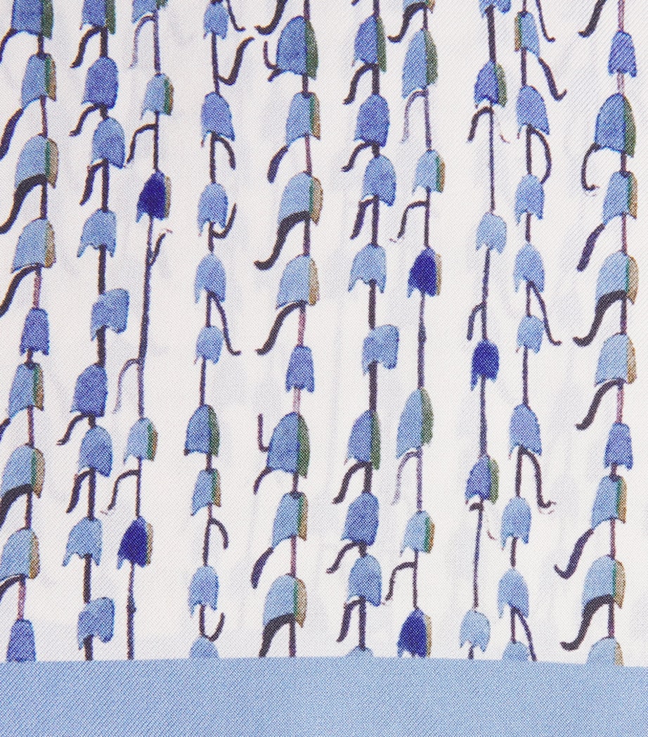 Altuzarra Silk Bluebell Print Scarf Bluebell Image 4