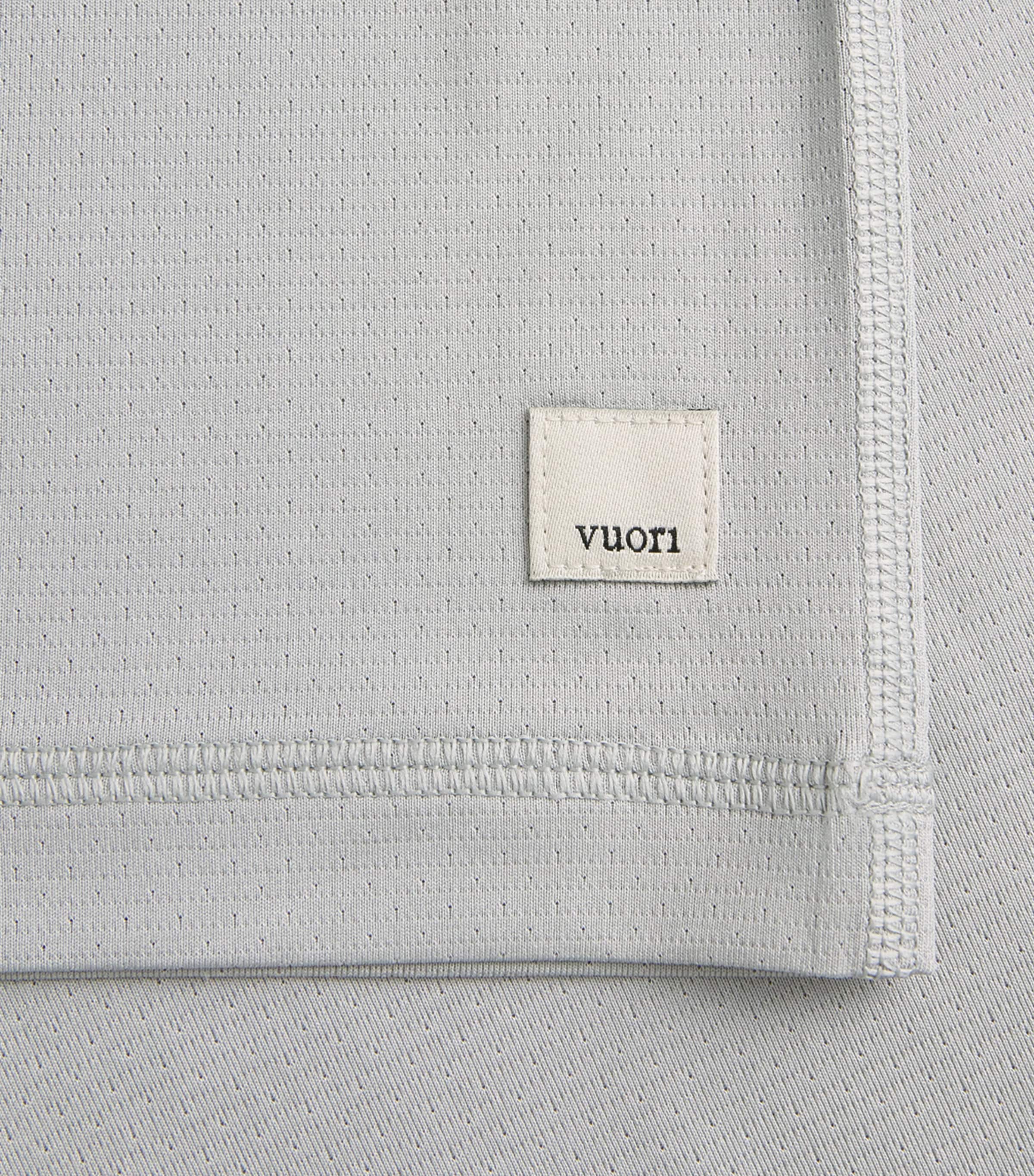 VUORI Mens Tradewind Performance 2.0 T-Shirt Hgy Sky Grey Heather Image 6
