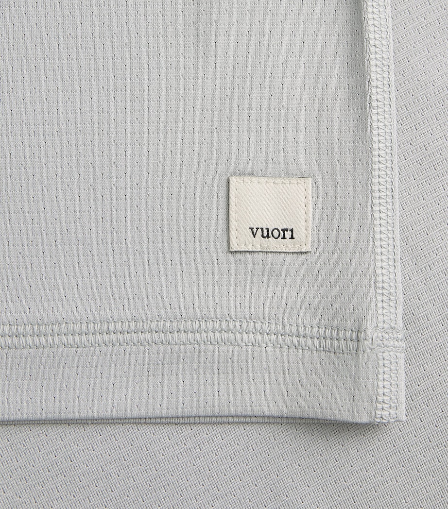 VUORI Mens Tradewind Performance 2.0 T-Shirt Hgy Sky Grey Heather Image 6